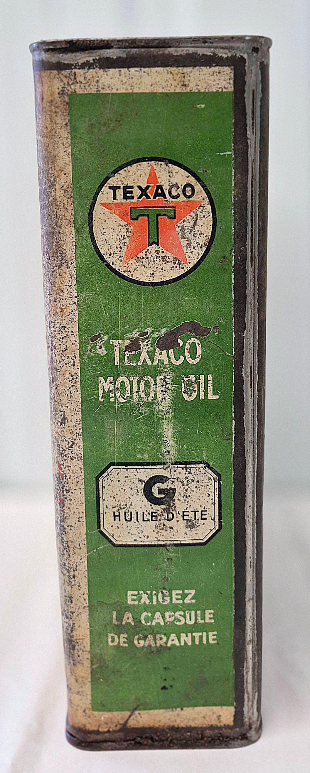 Bidon d'huile TEXACO