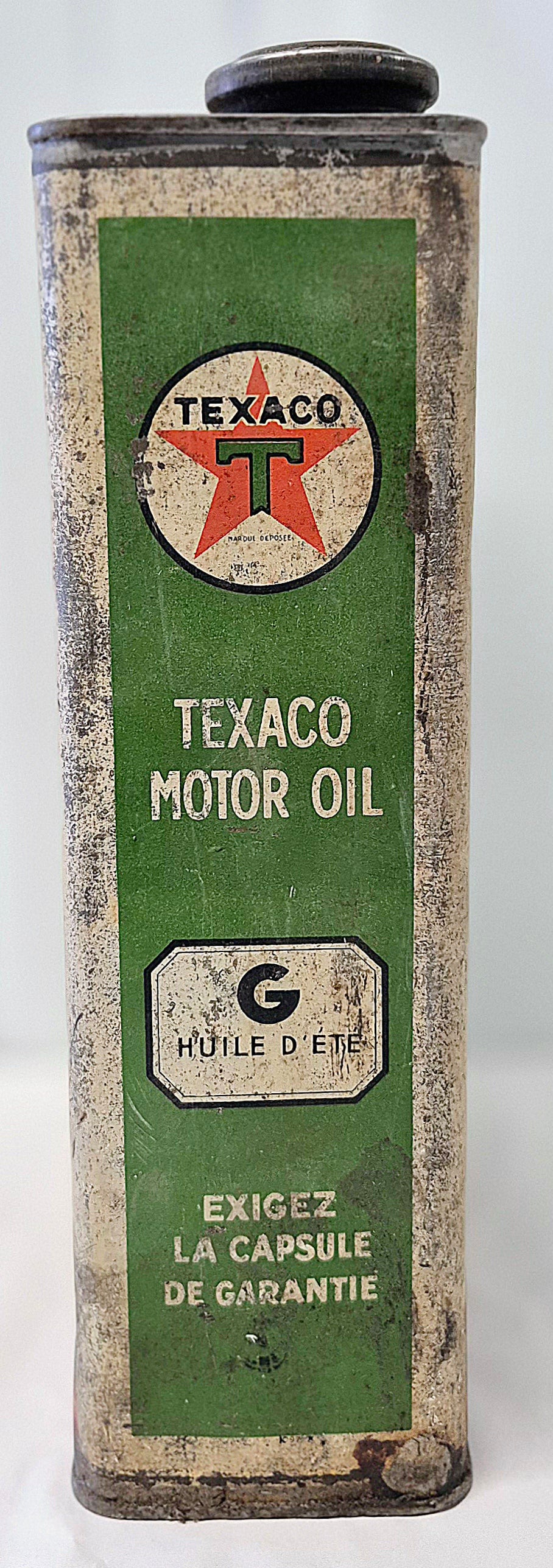 Bidon d'huile TEXACO