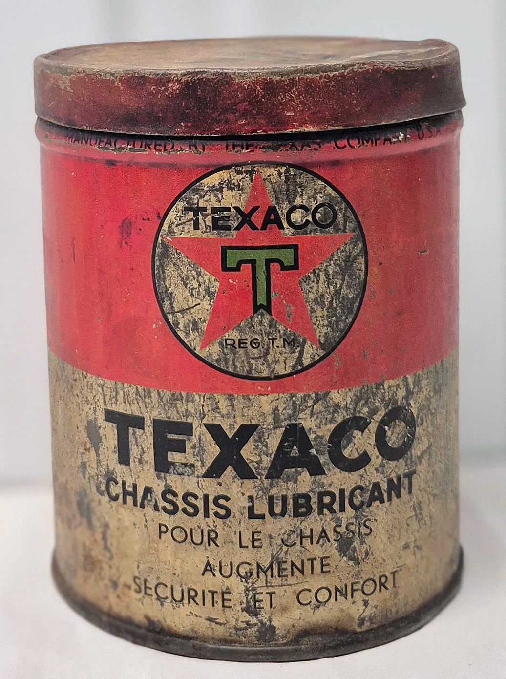 Pot de graisse TEXACO