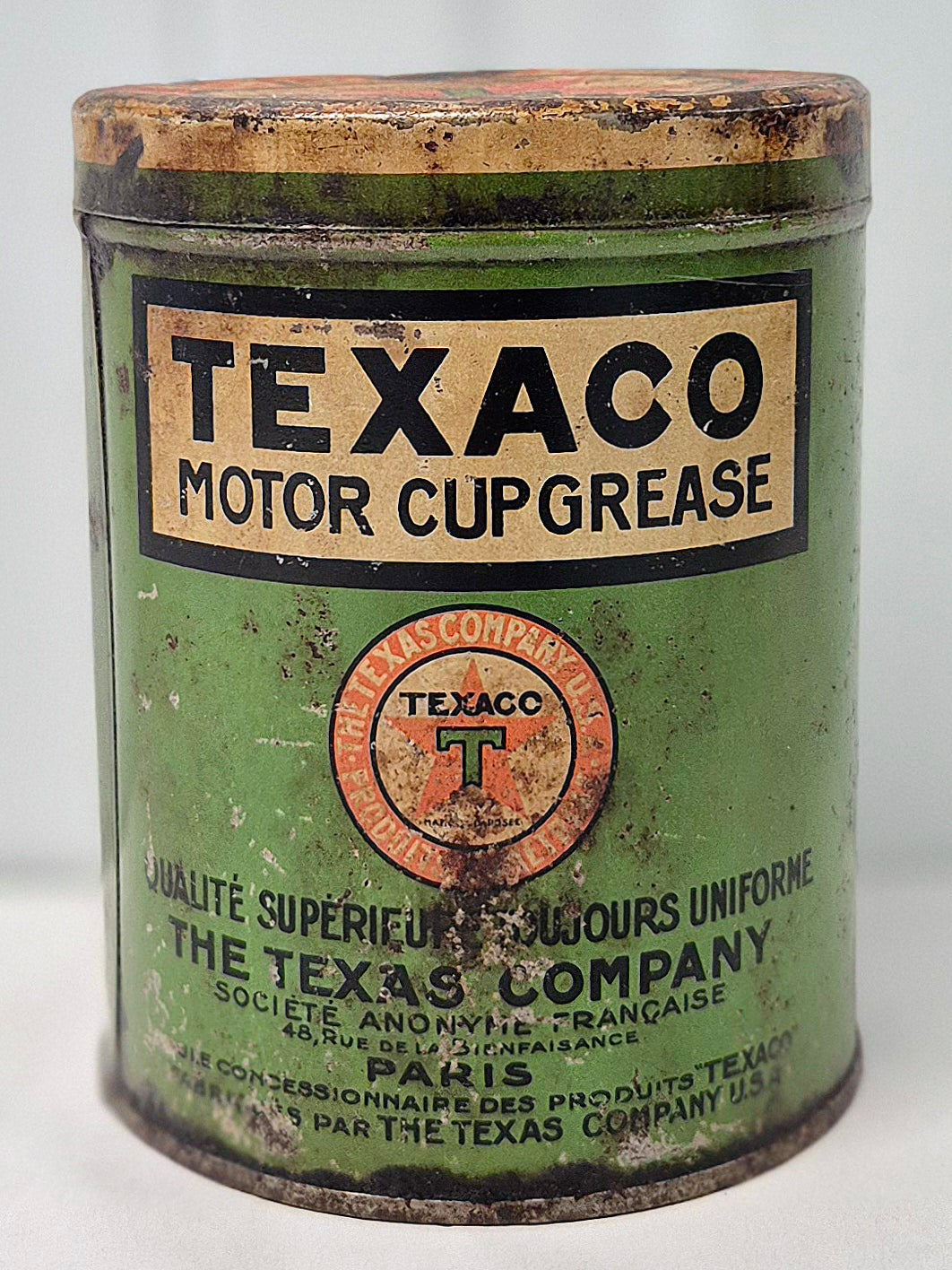 Pot de graisse TEXACO