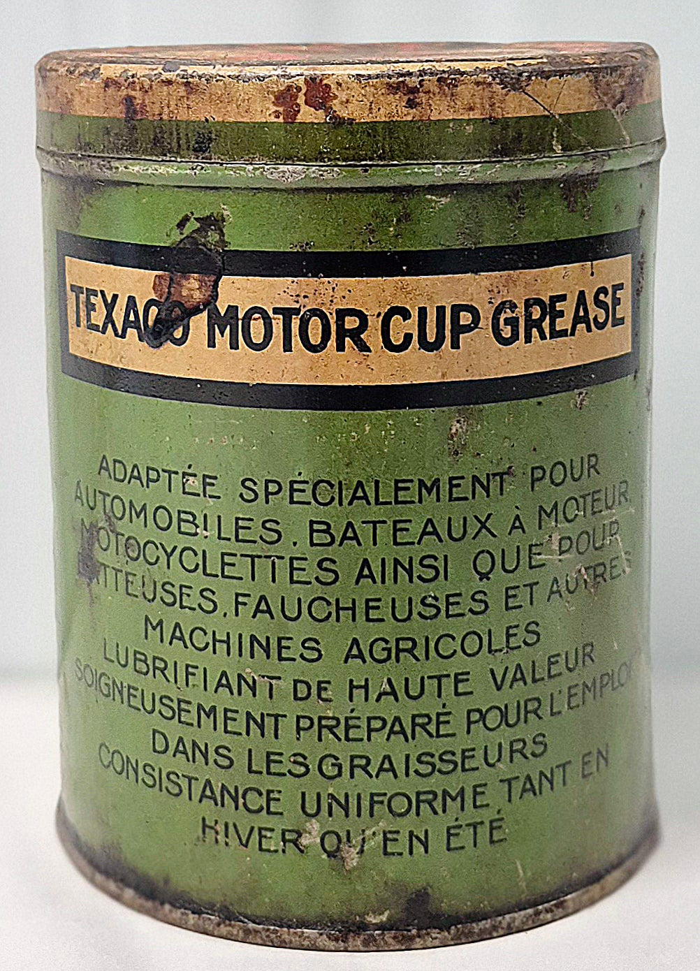 Pot de graisse TEXACO
