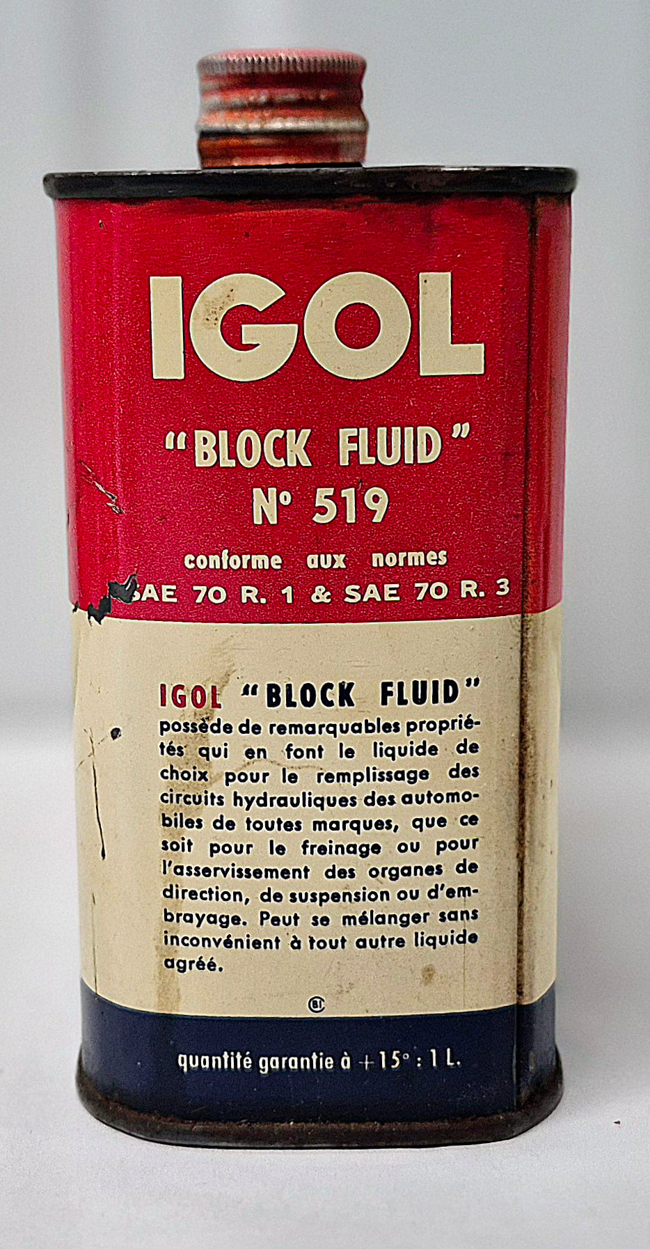 Bidon d'huile IGOL