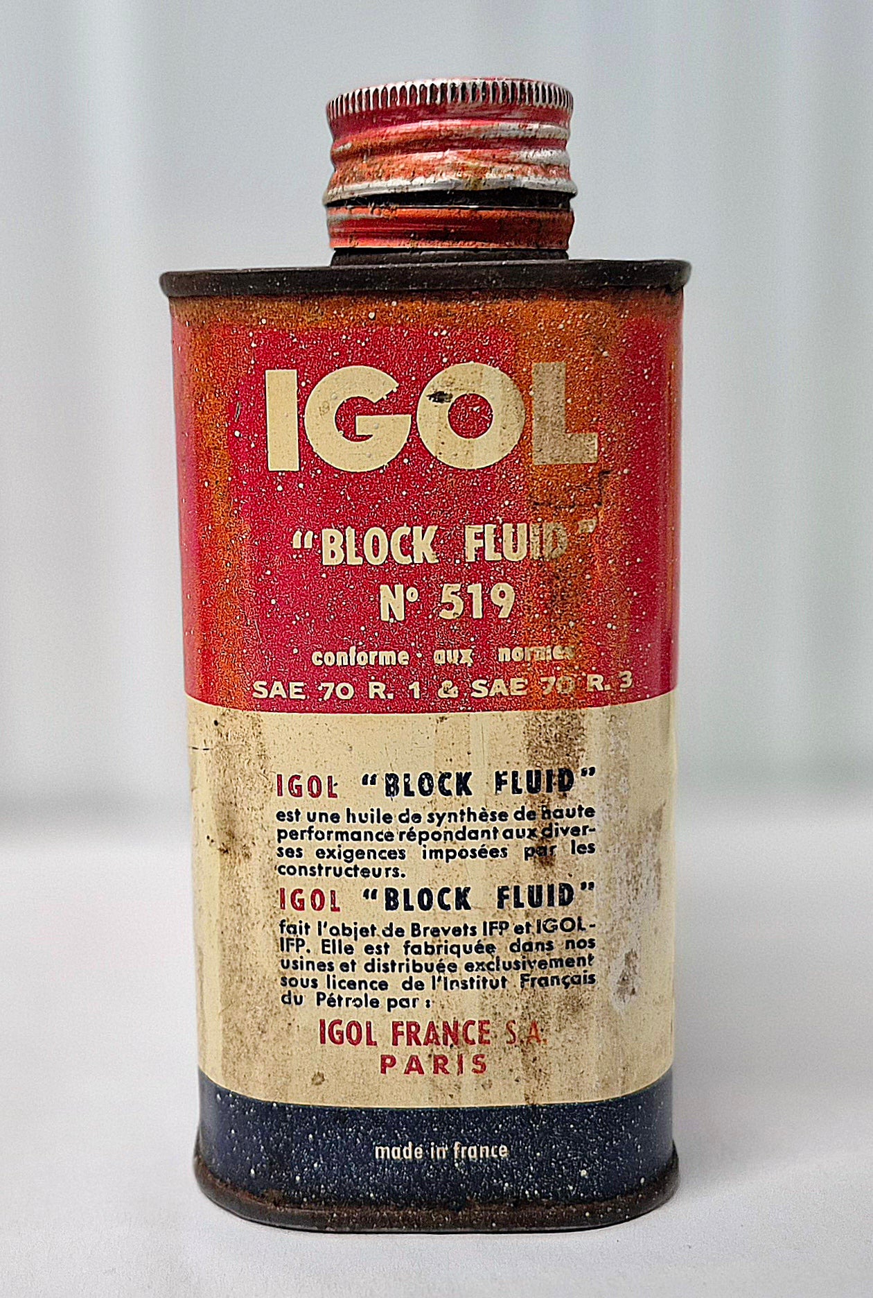 Bidon d'huile IGOL