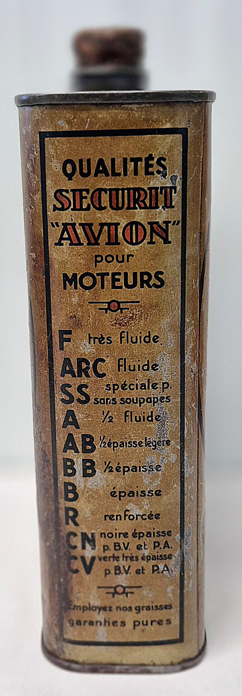 Bidon d'huile SECURIT