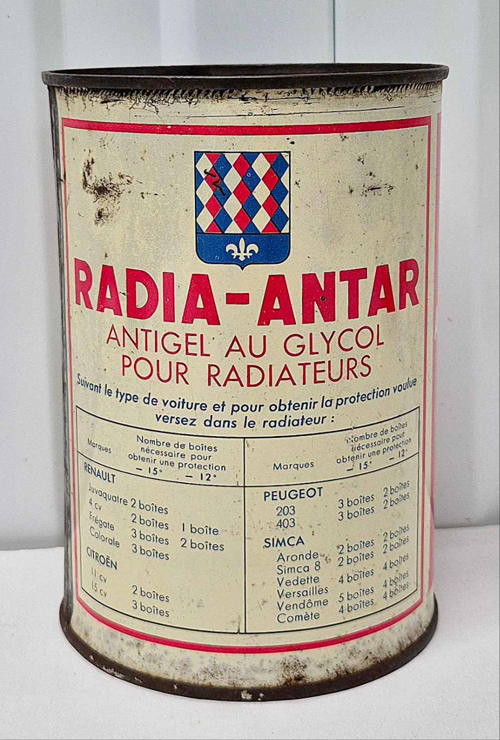 Pot antigel RADIA-ANTAR