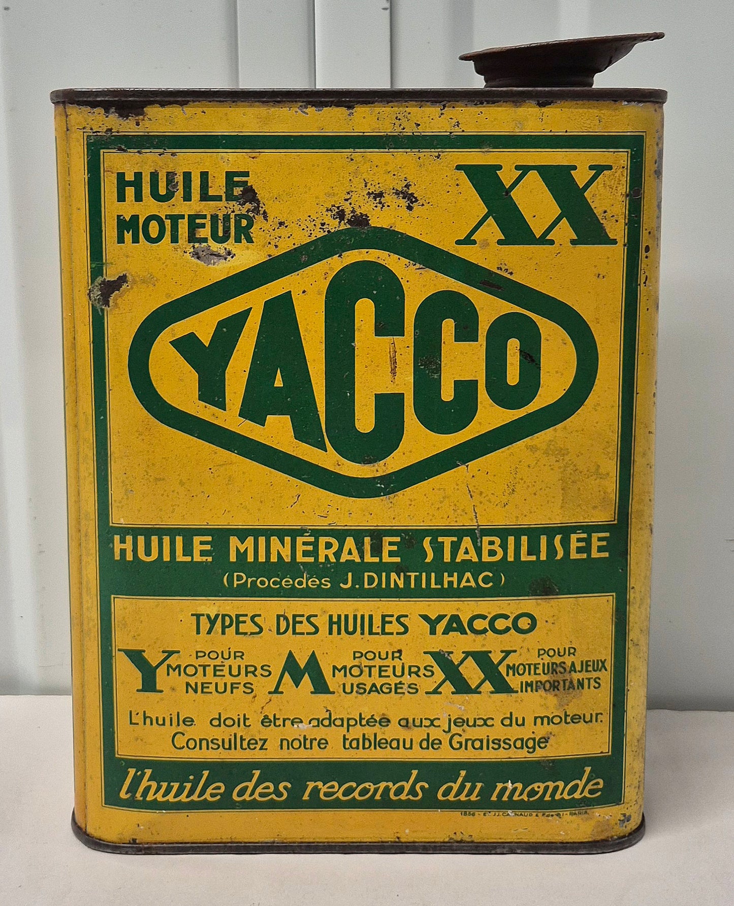 Bidon d'huile YACCO