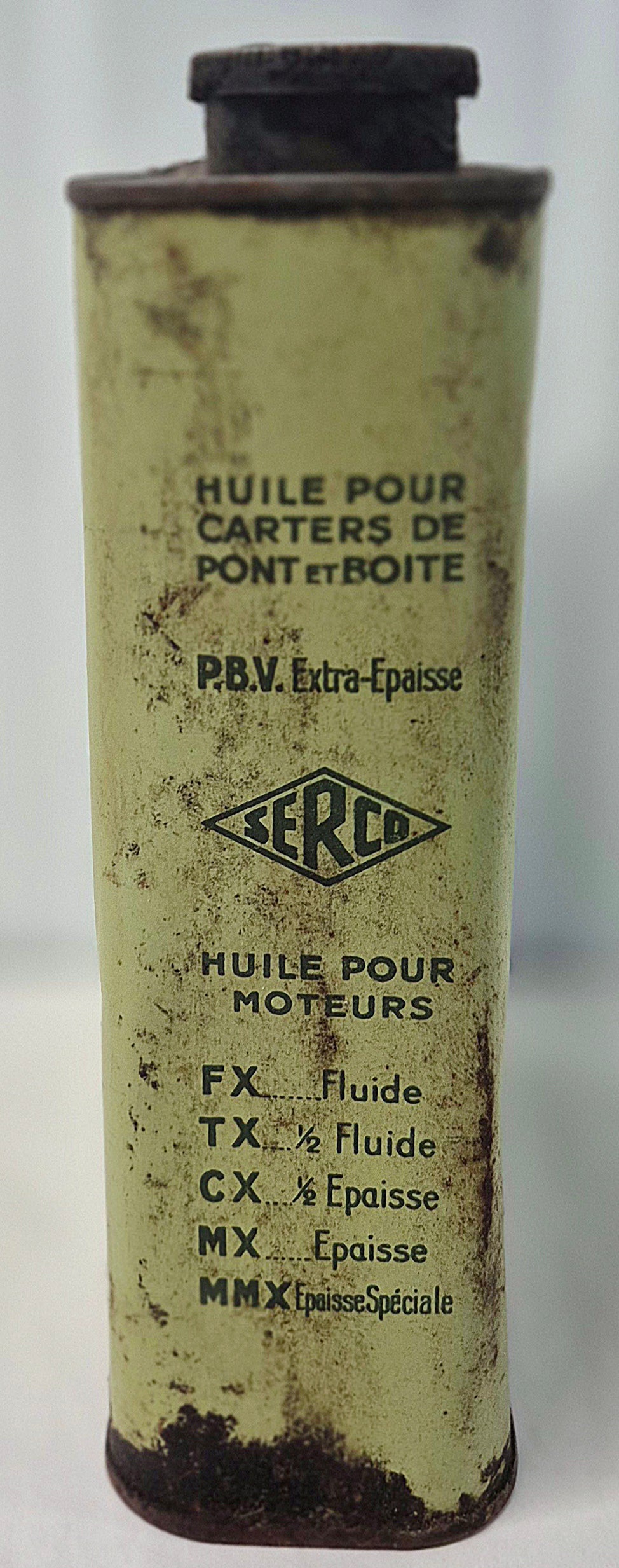 Bidon d'huile SERCO