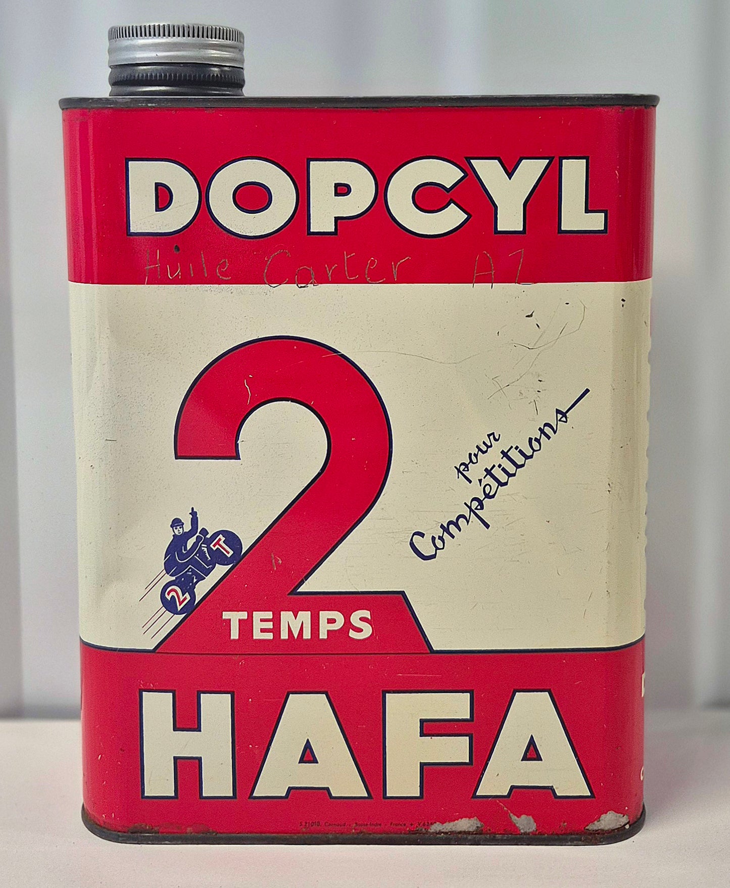 Bidon d'huile HAFA 2 temps