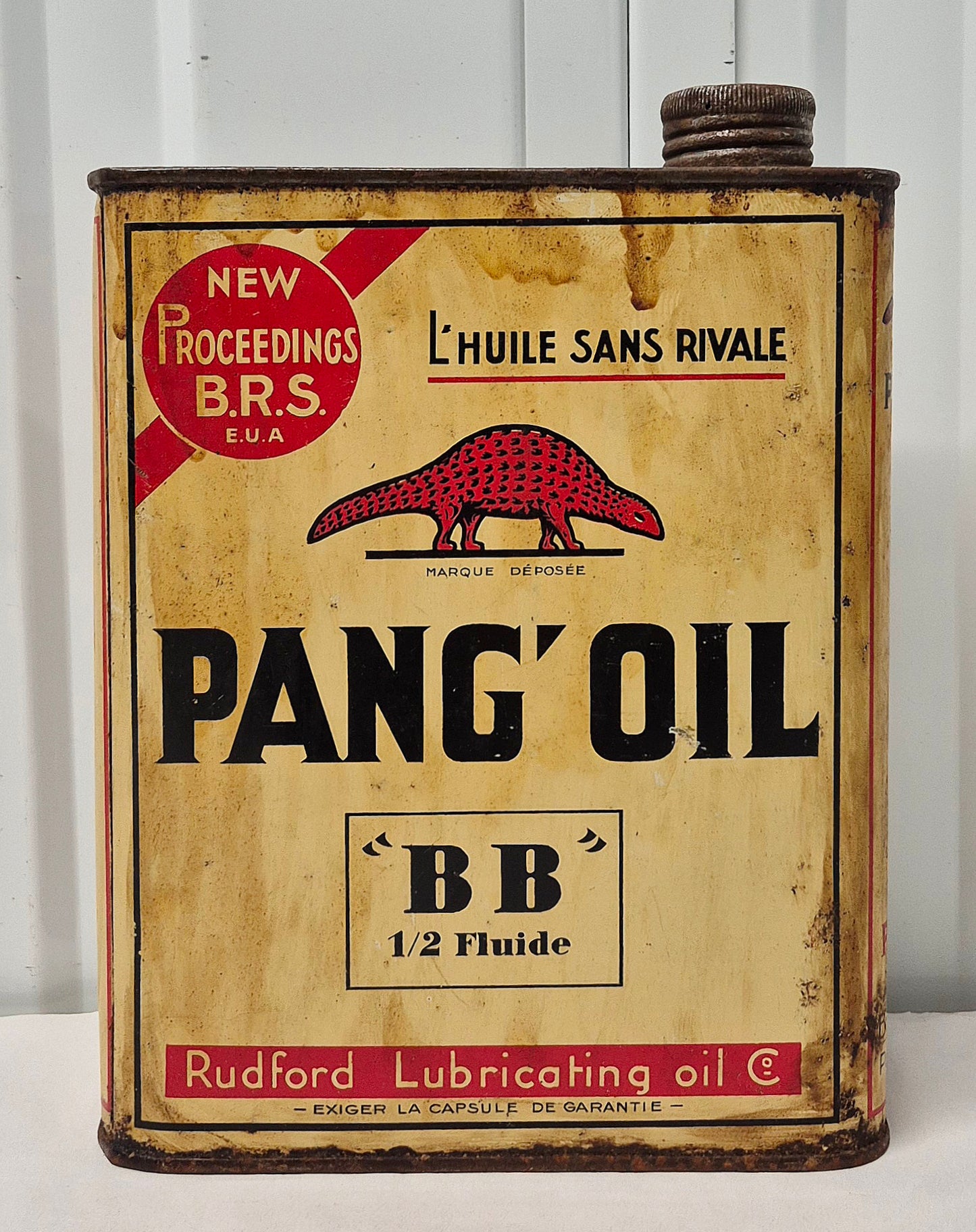 Bidon d'huile PANG OIL