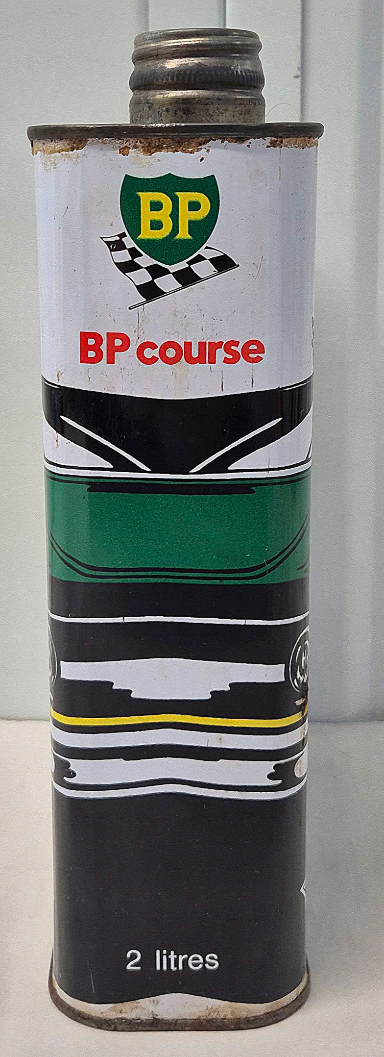 Bidon d'huile BP course