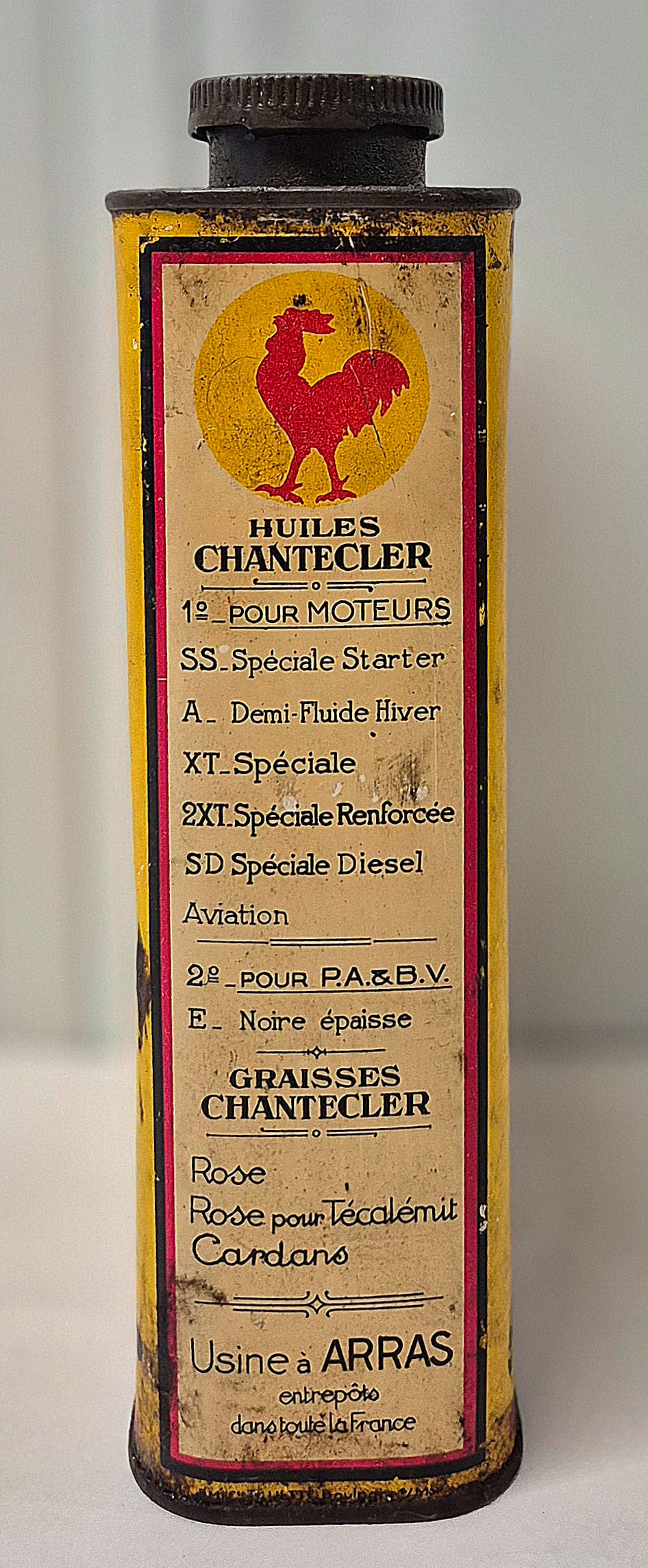 Bidon d'huile CHANTECLER