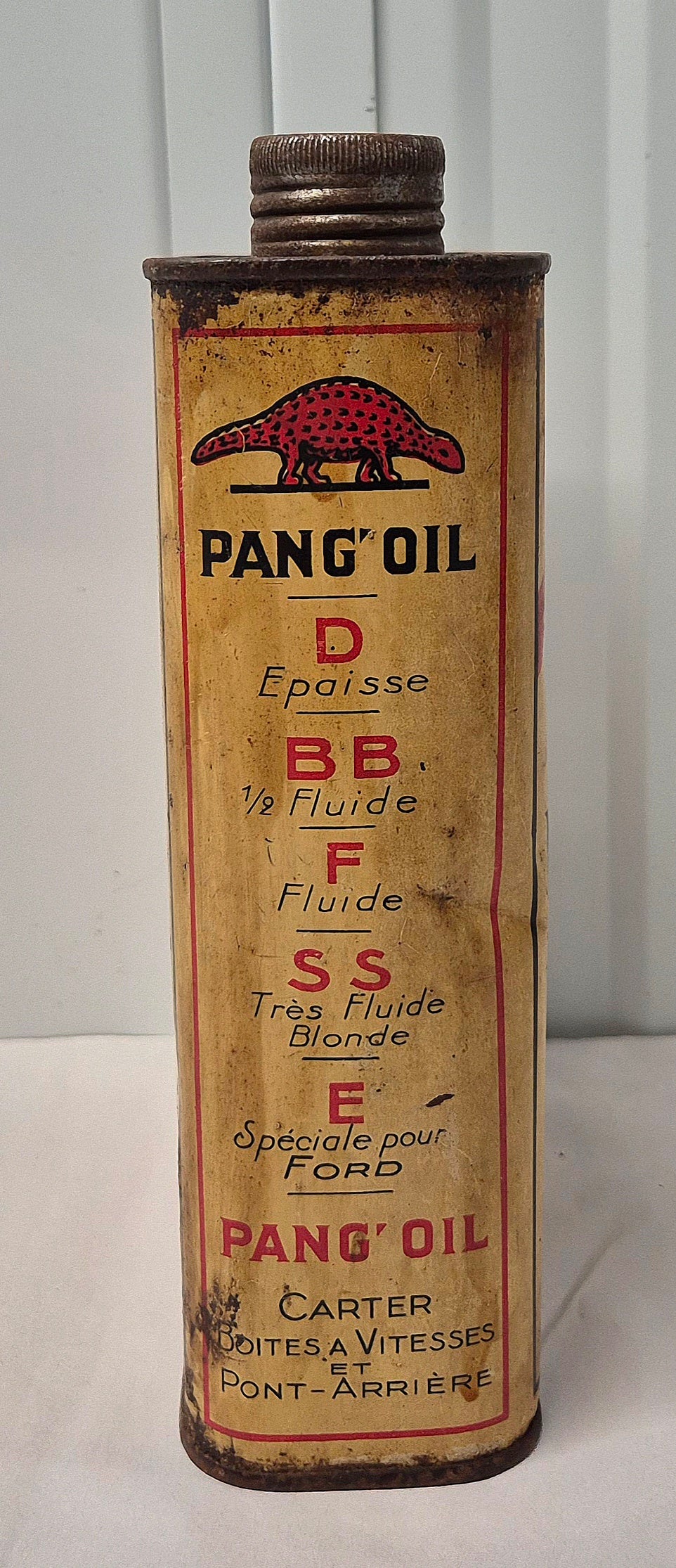 Bidon d'huile PANG OIL