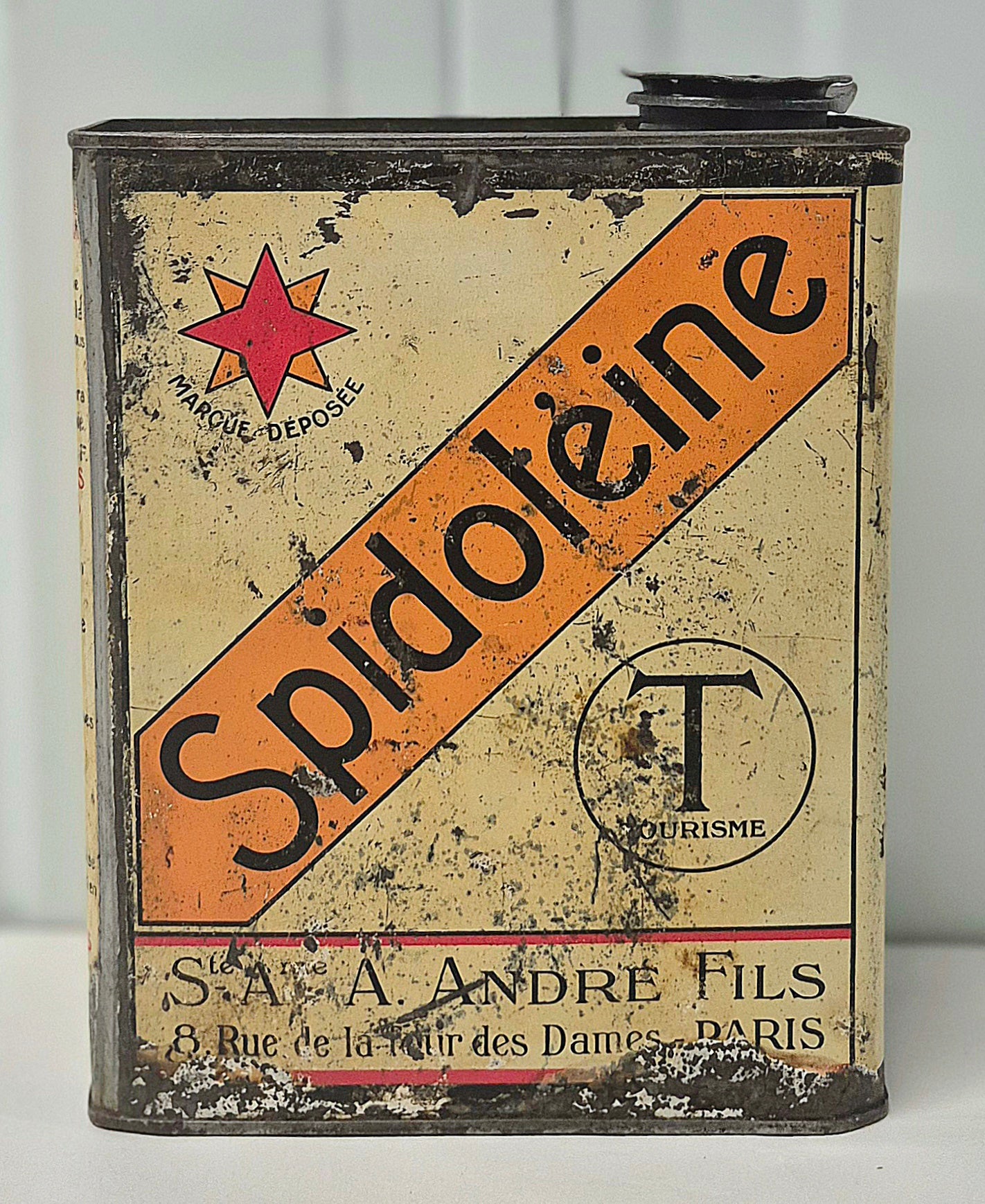 Bidon d'huile SPIDOLEINE