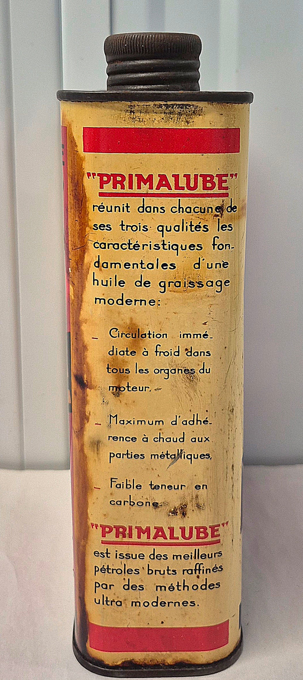 Bidon d'huile PRIMALUBE