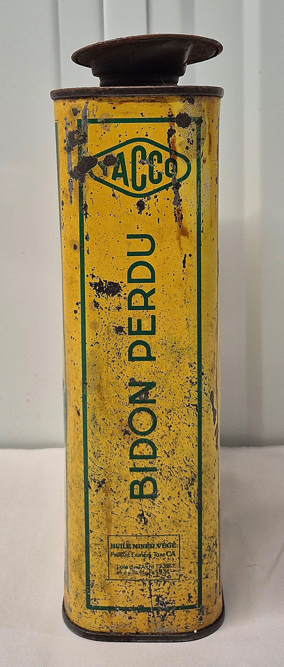 Bidon d'huile YACCO