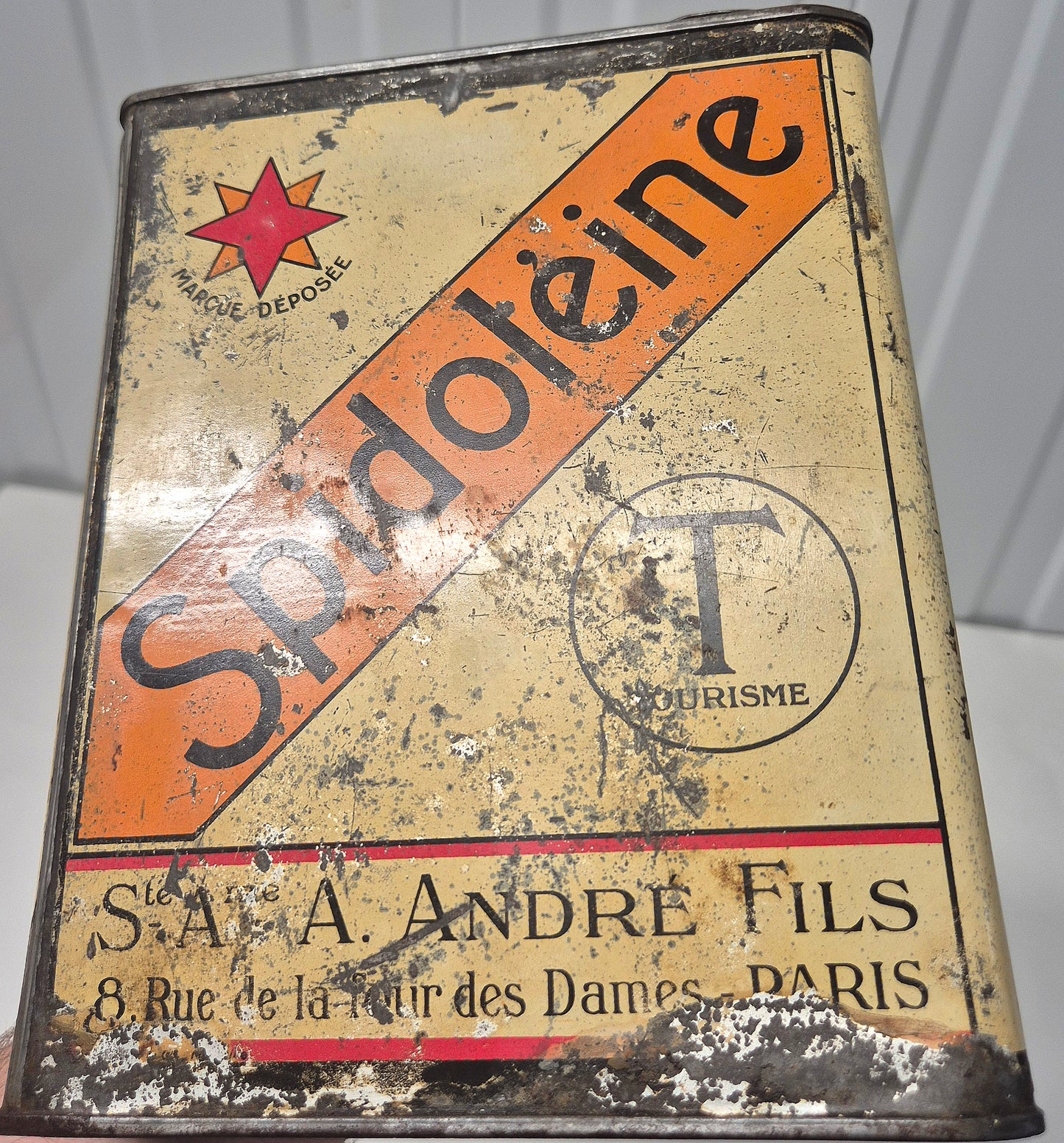 Bidon d'huile SPIDOLEINE