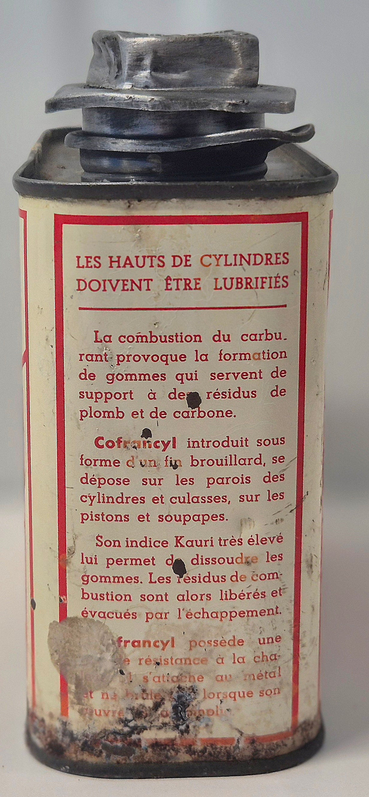 Bidon d'huile COFRANCYL