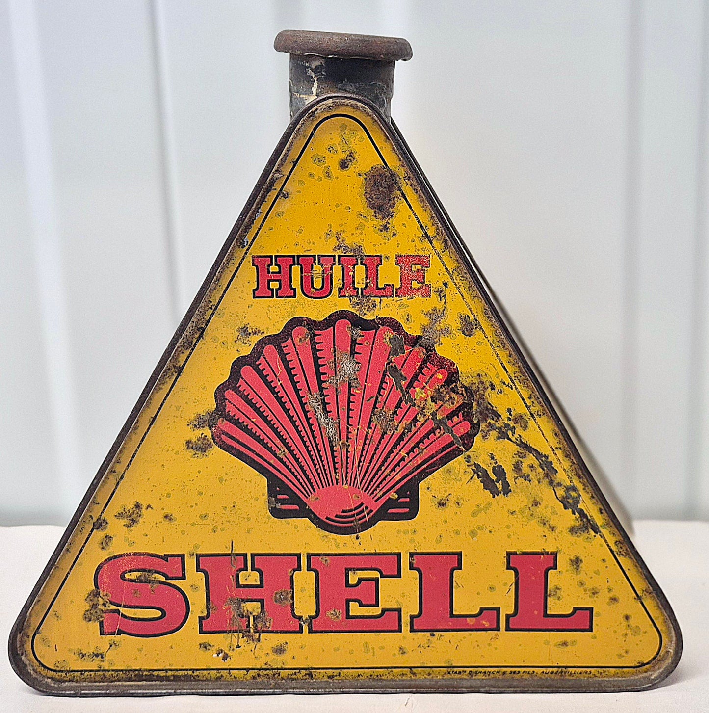 Bidon d'huile SHELL