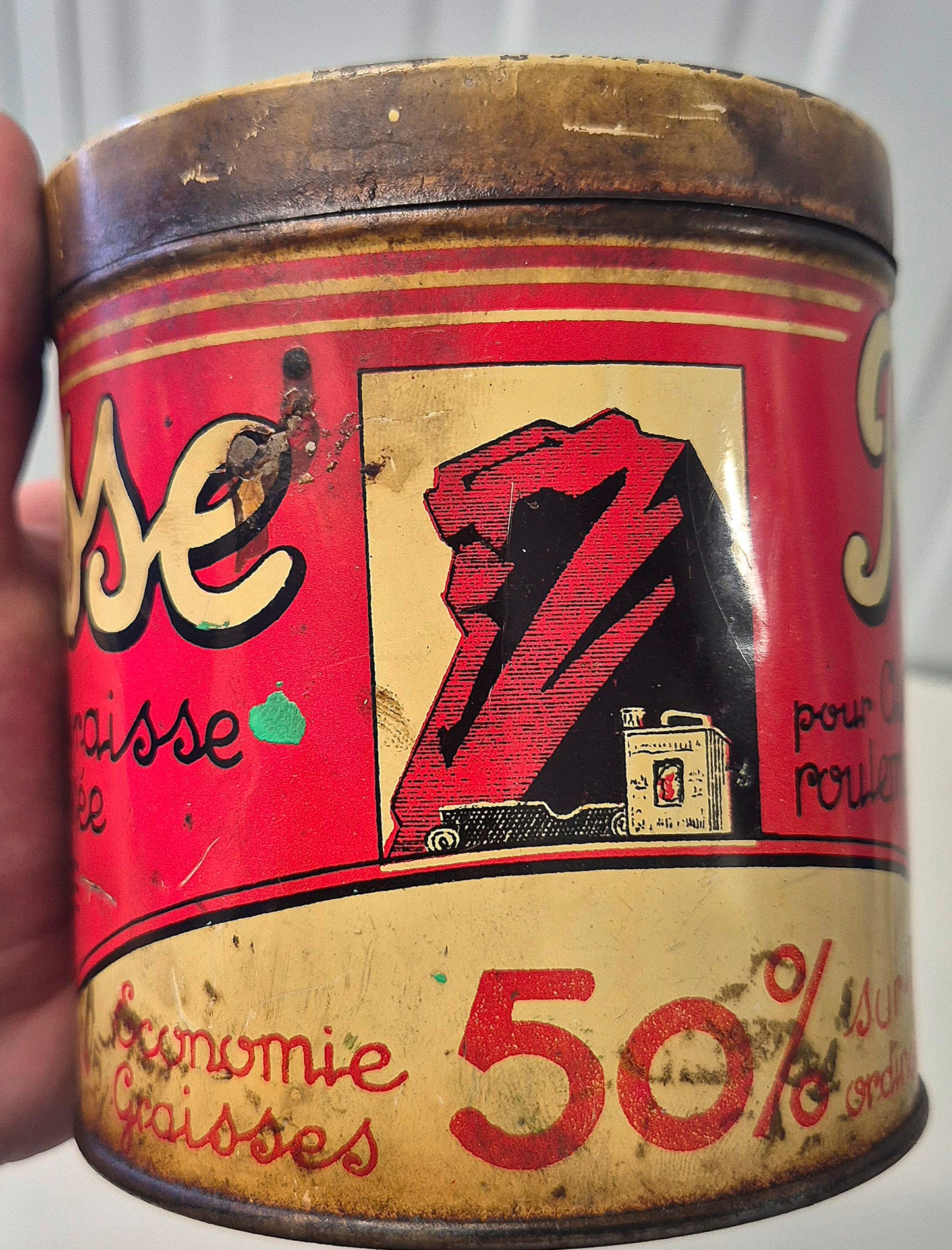 Pot de graisse RUBIS