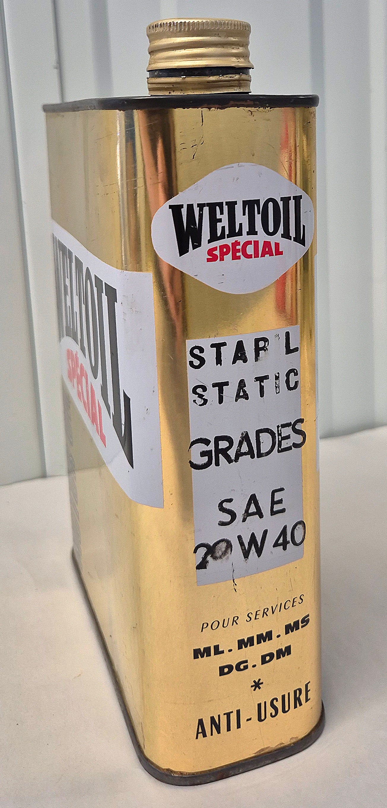 Bidon d'huile WELTOIL