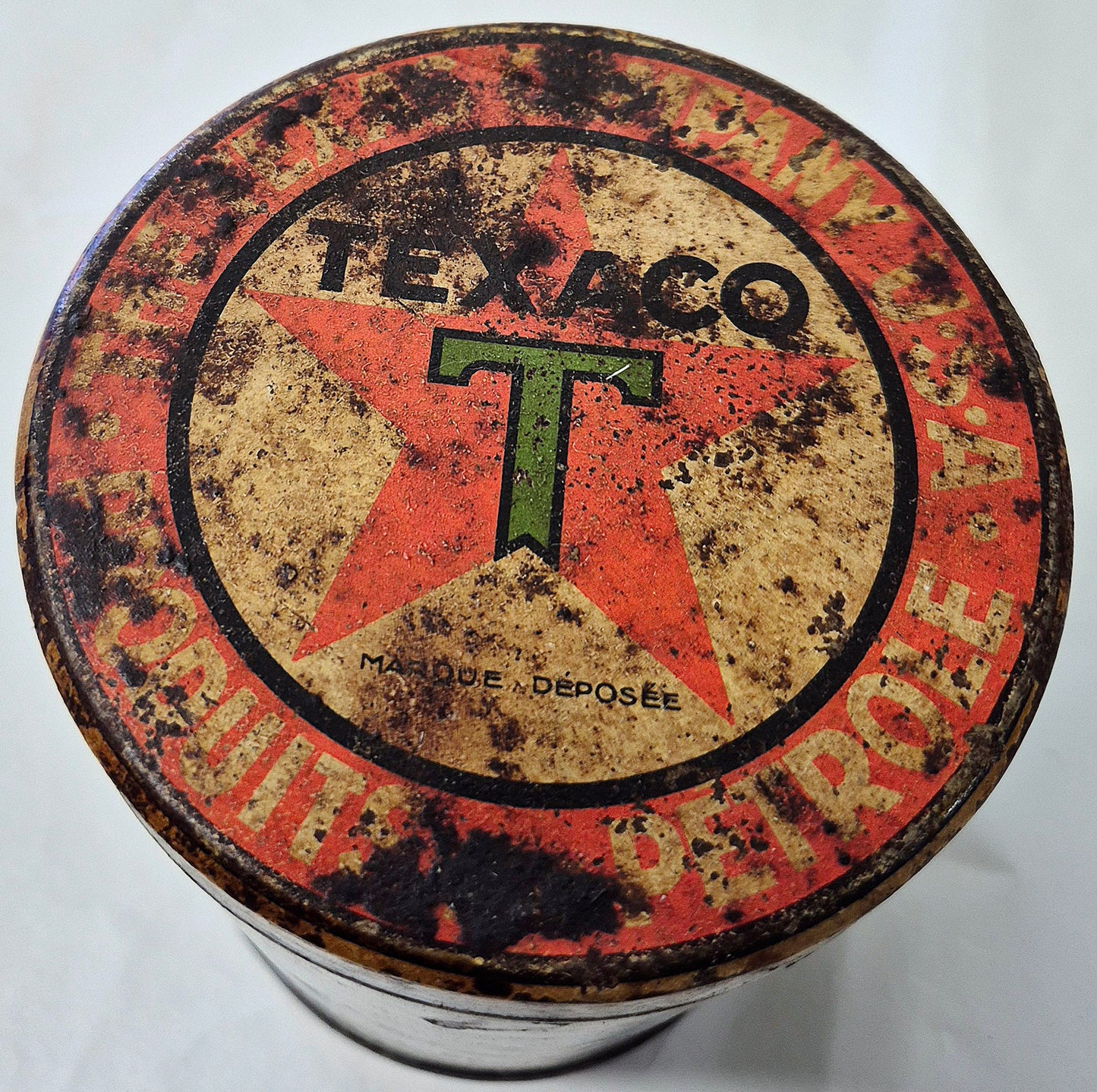 Pot de graisse TEXACO