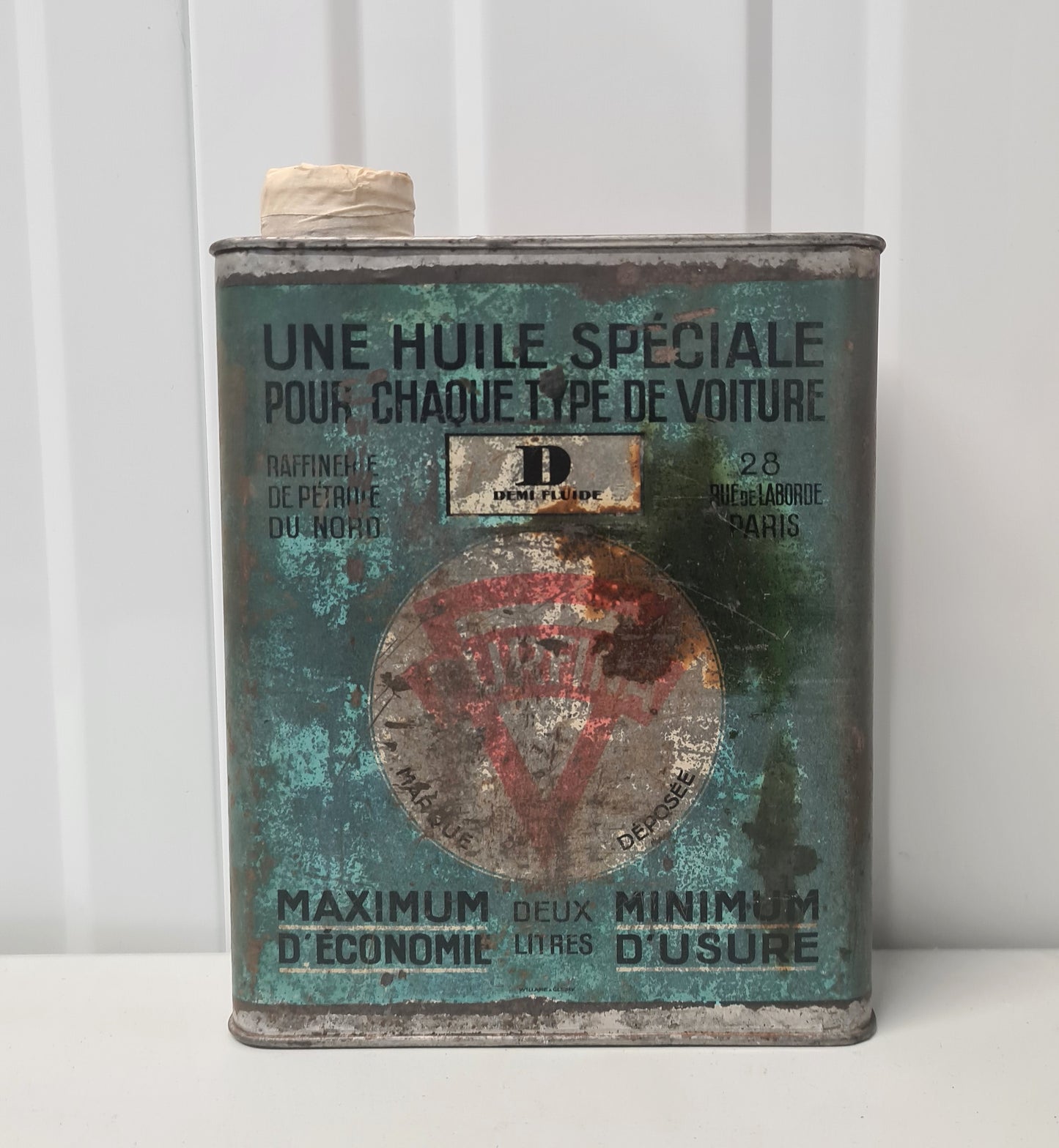 Bidon d'huile PURFINA