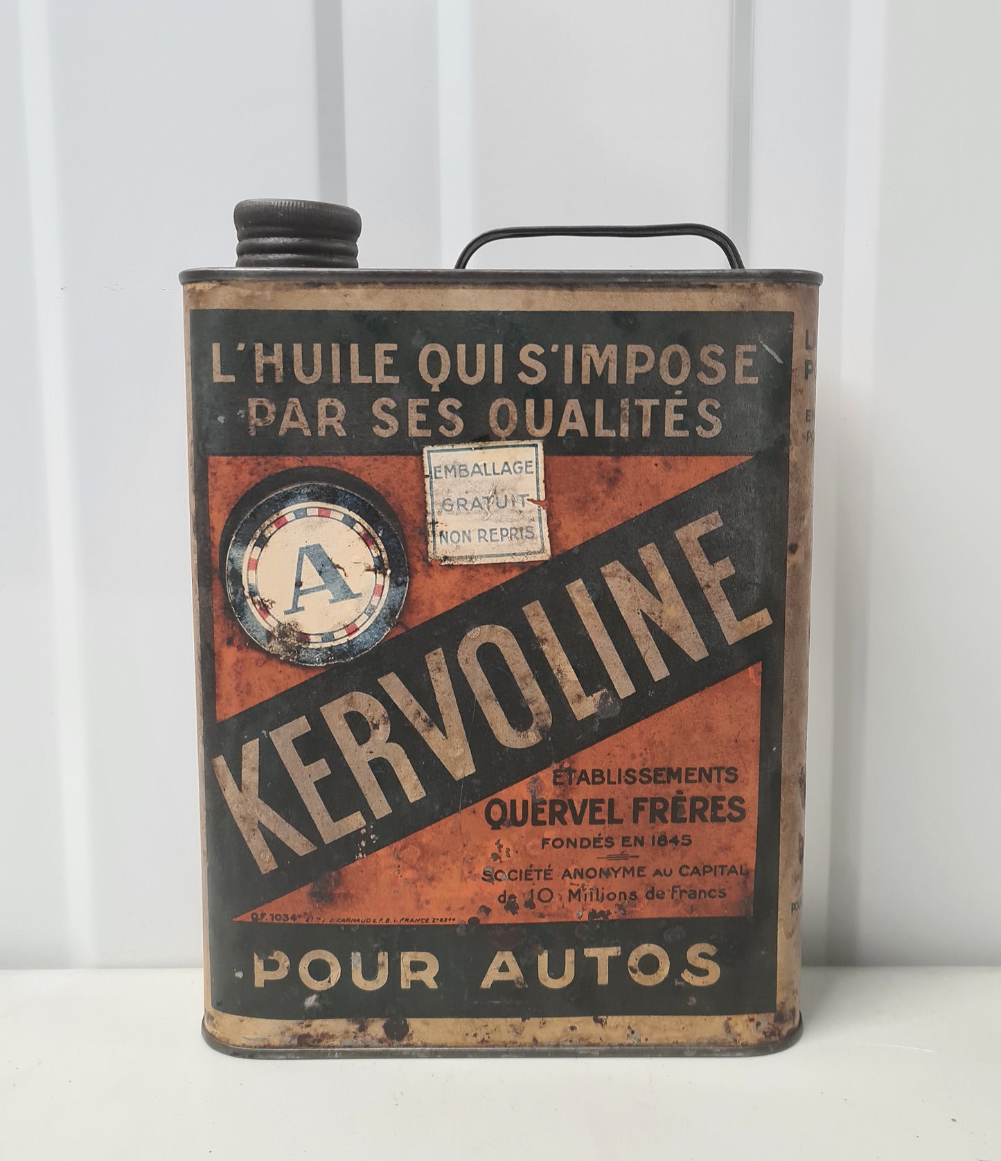 Bidon d'huil KERVOLINE
