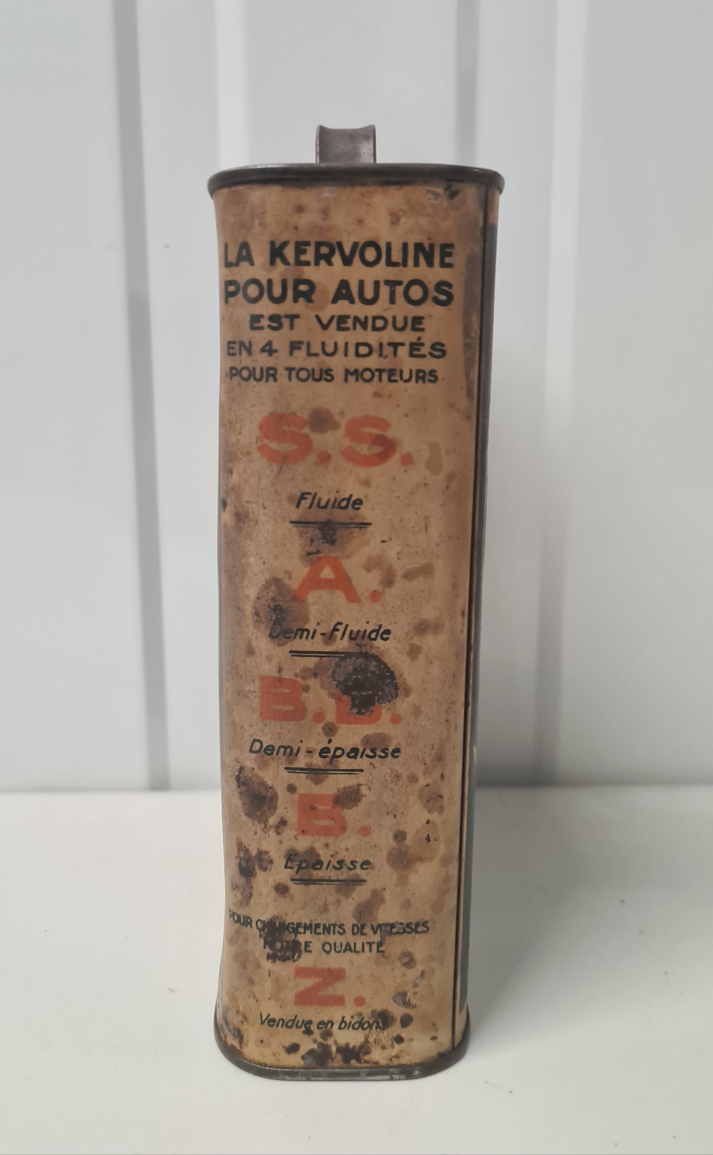 Bidon d'huil KERVOLINE