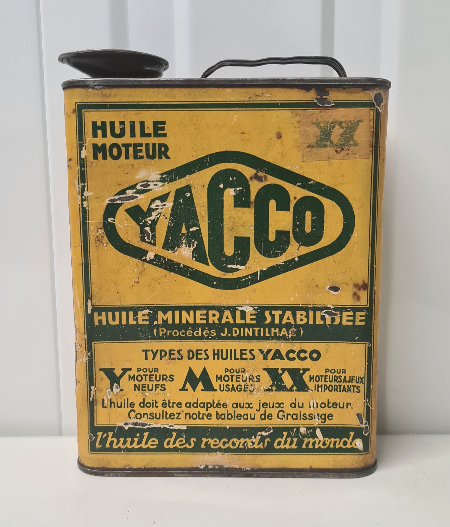 Bidon d'huile YACCO
