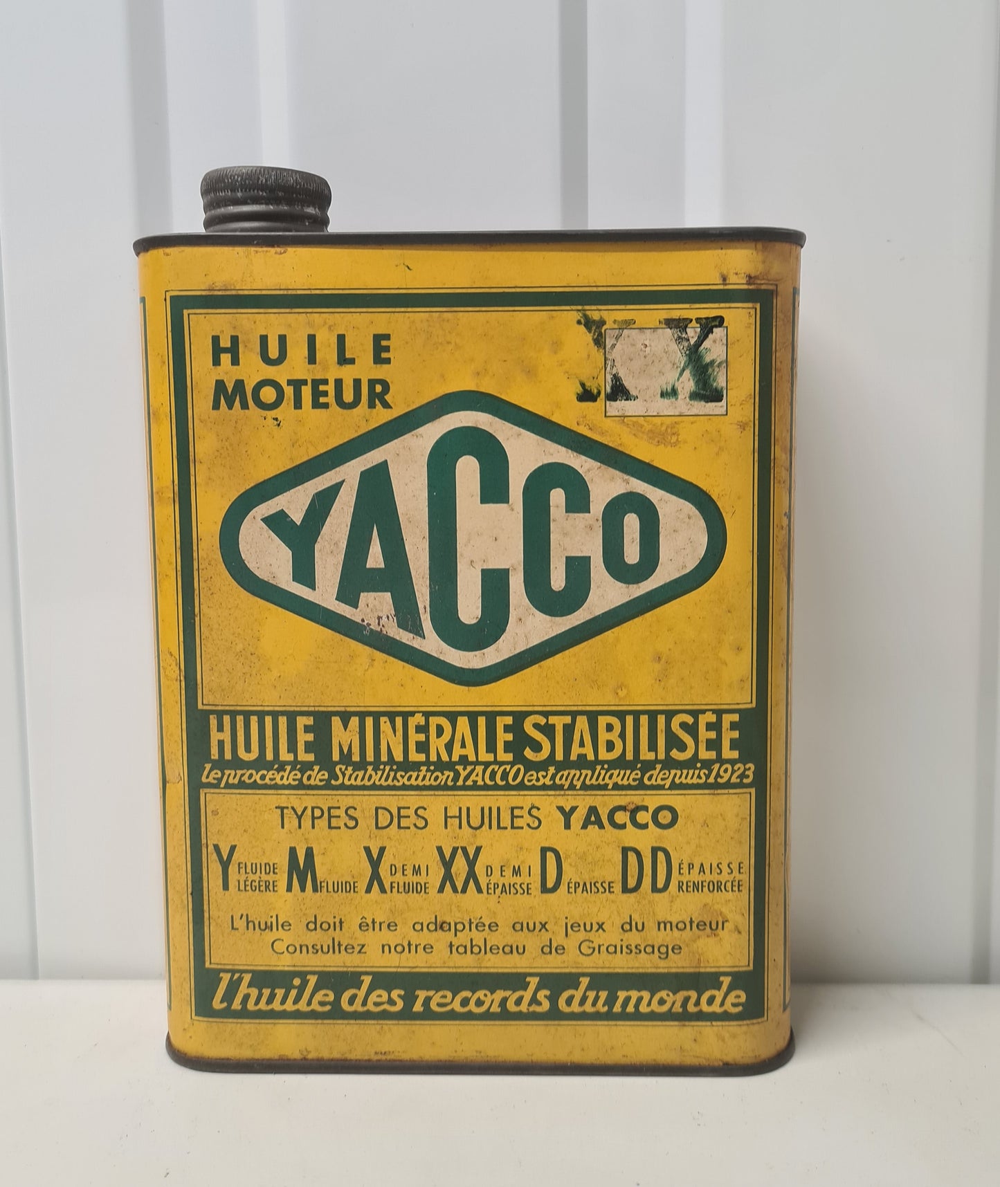 Bidon d'huile YACCO XX