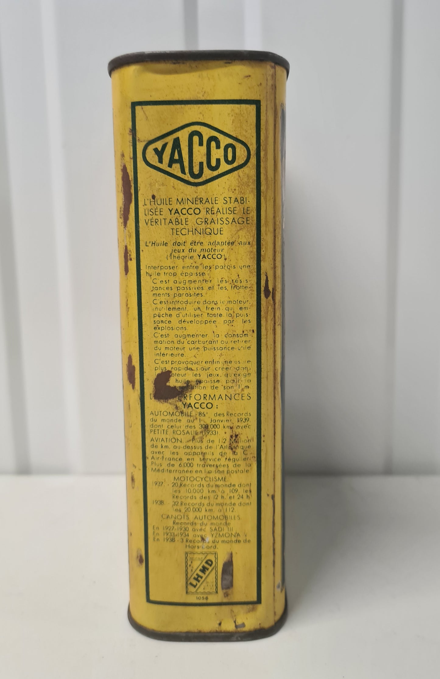 Bidon d'huile YACCO