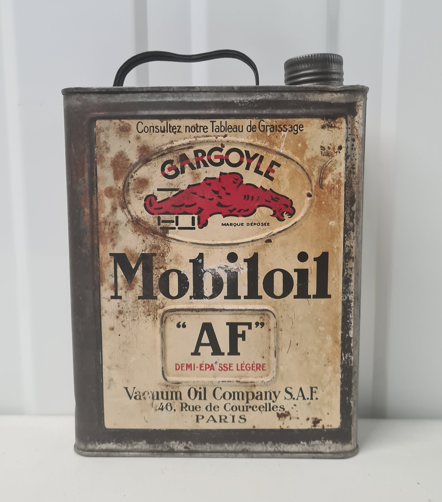 Bidon d'huile MOBILOIL