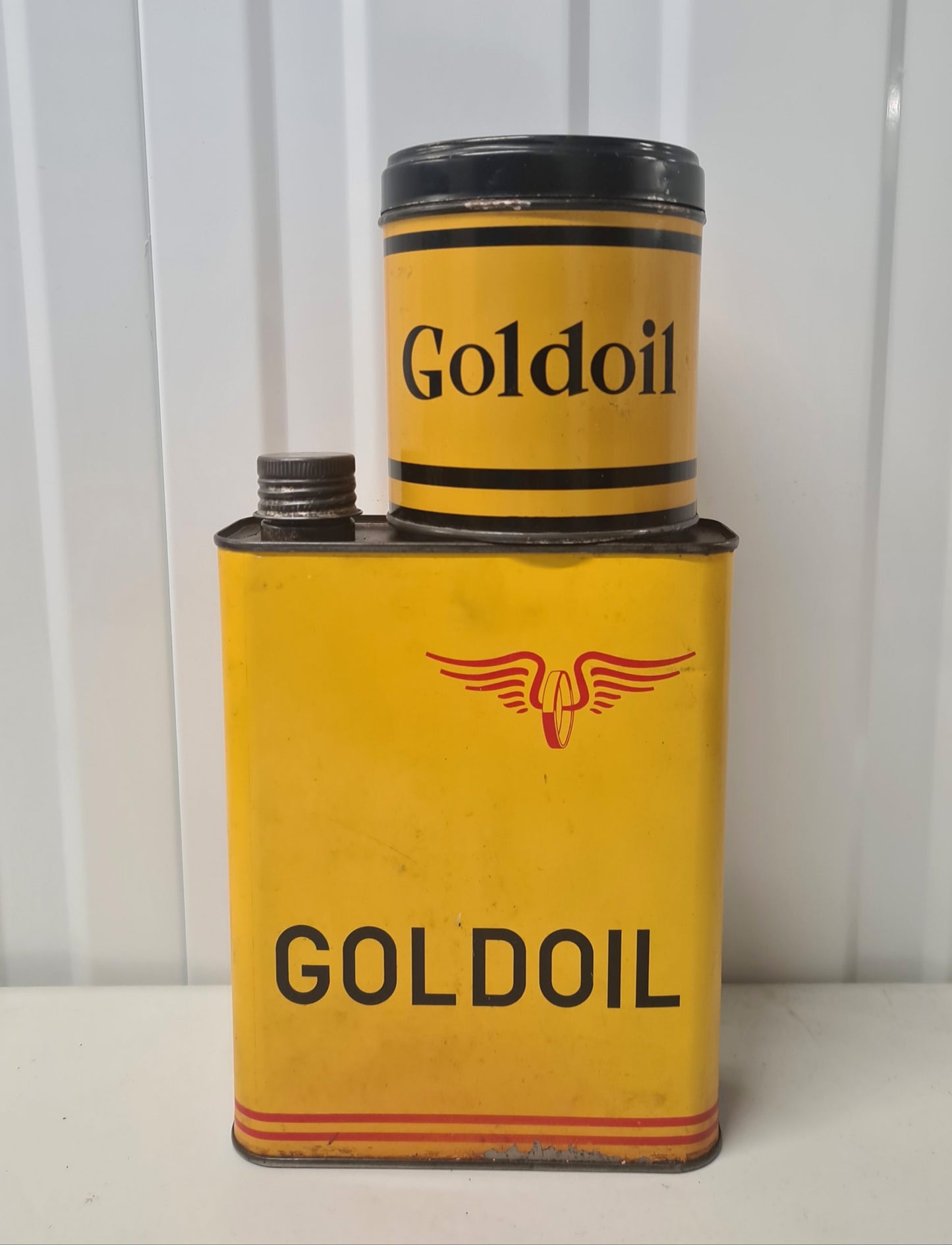 Ensemble bidon + pot GOLDOIL