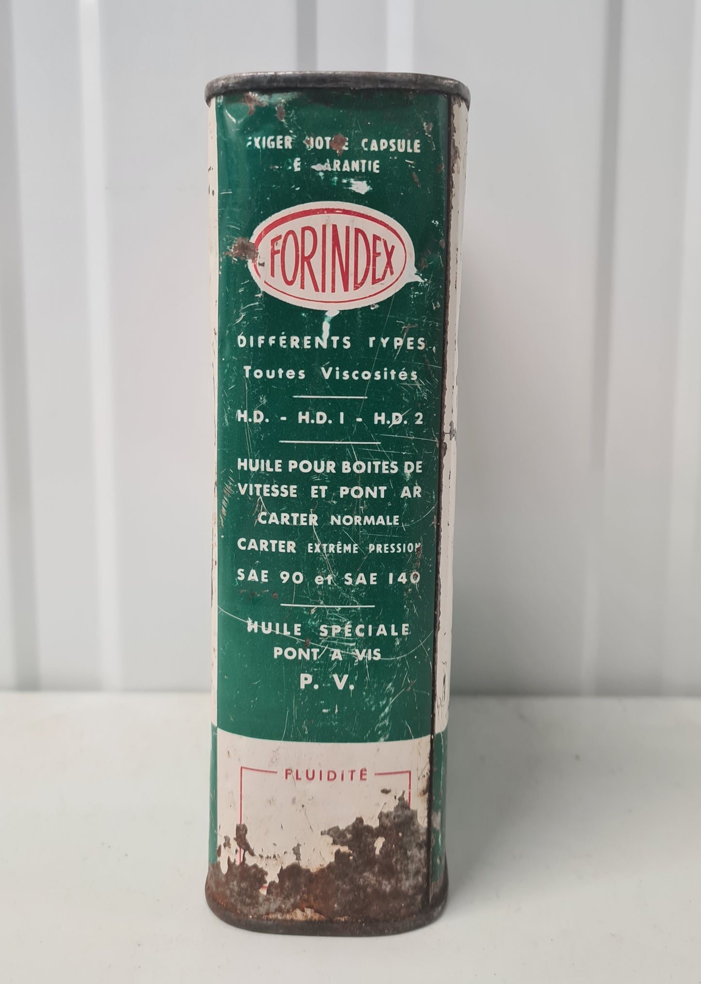 Bidon d'huile FORINDEX