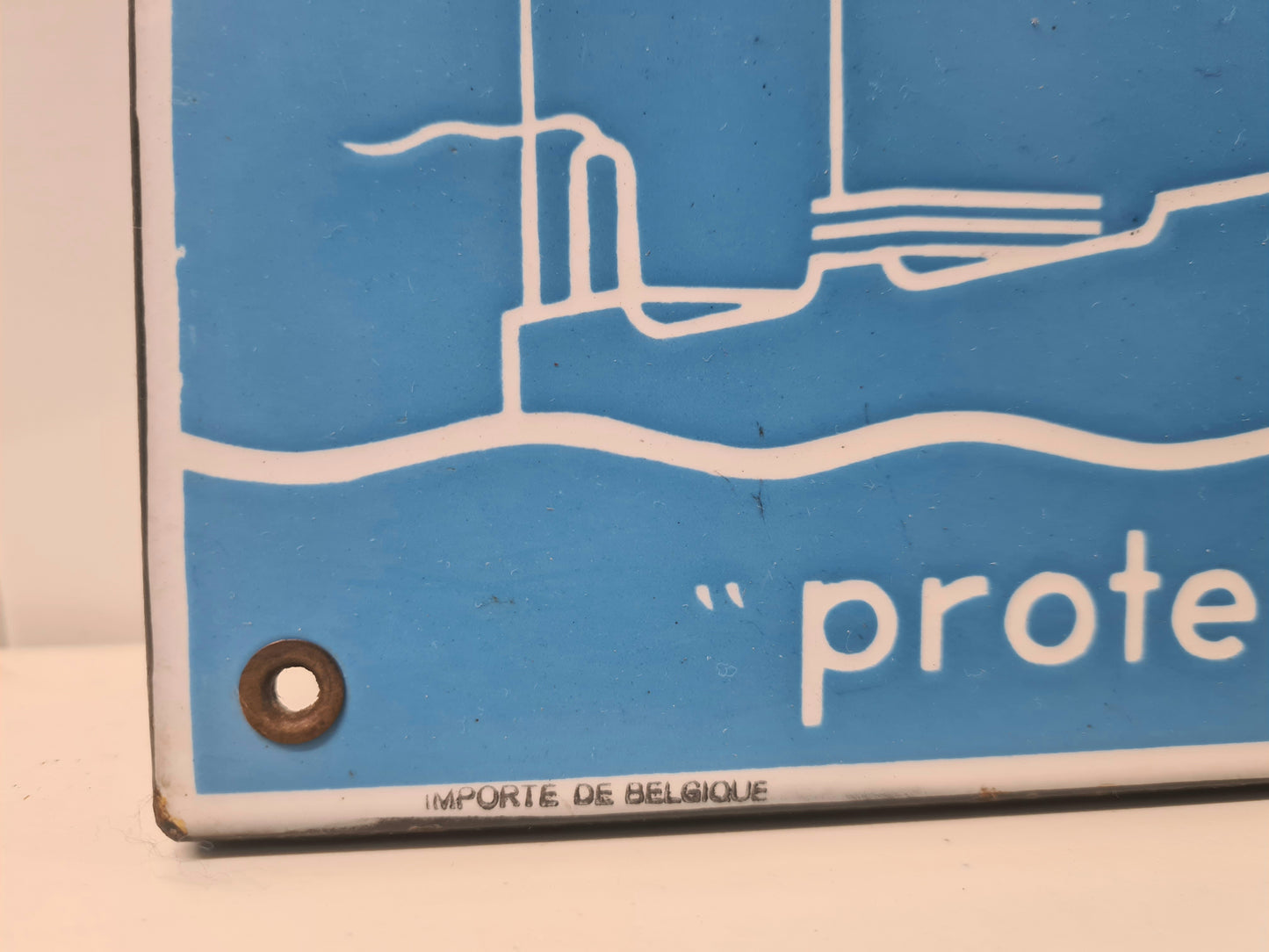 Plaque émaillée SAMOIL