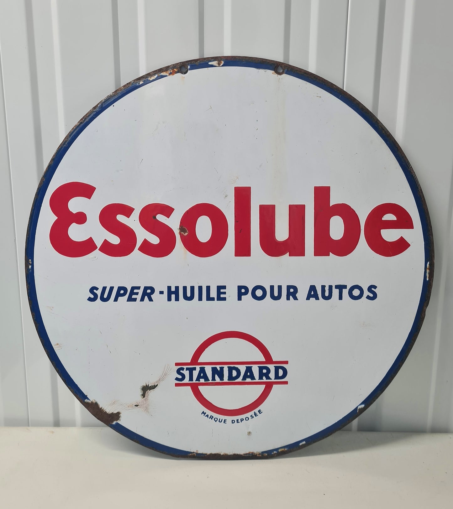 Plaque émaillée ESSOLUBE