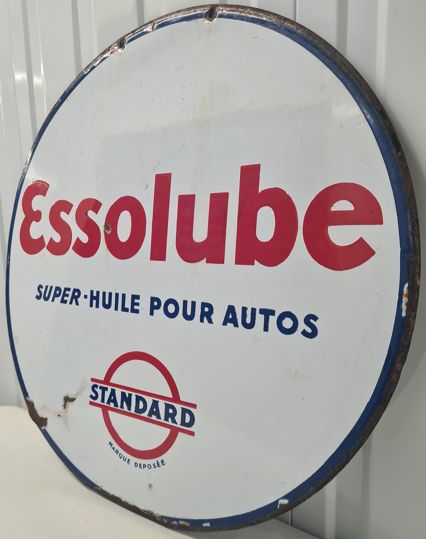 Plaque émaillée ESSOLUBE