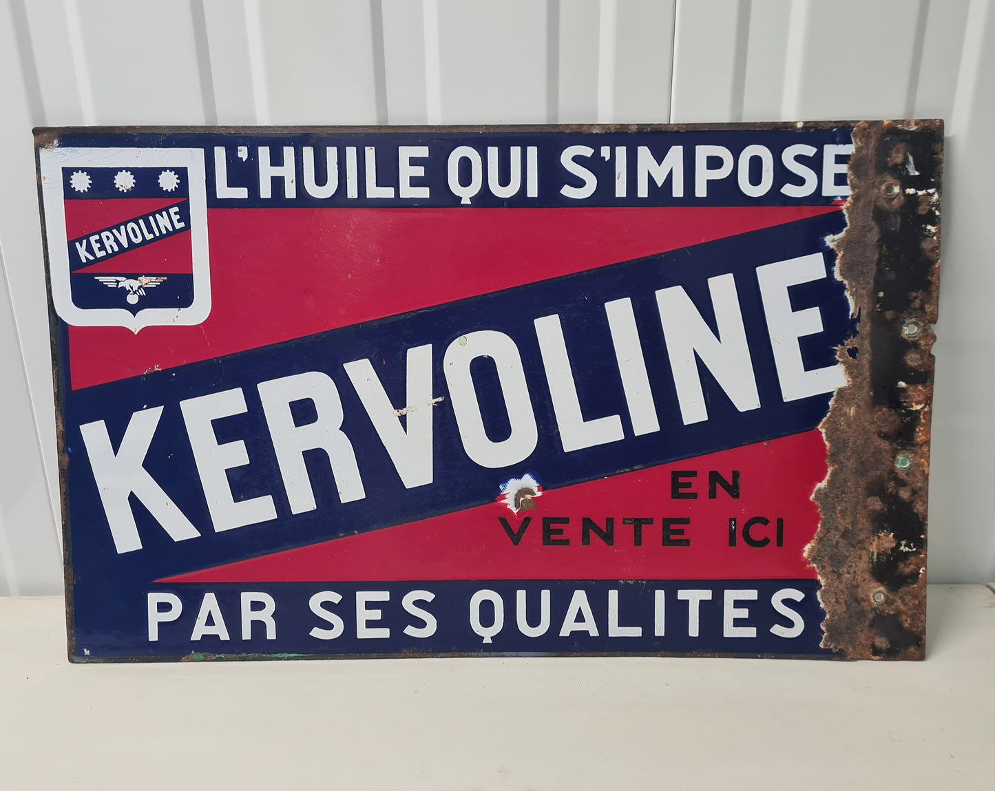 Plaque émaillée KERVOLINE