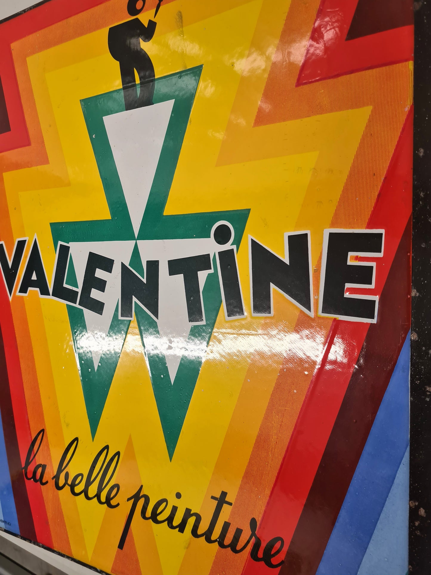 Plaque émaillée VALENTINE