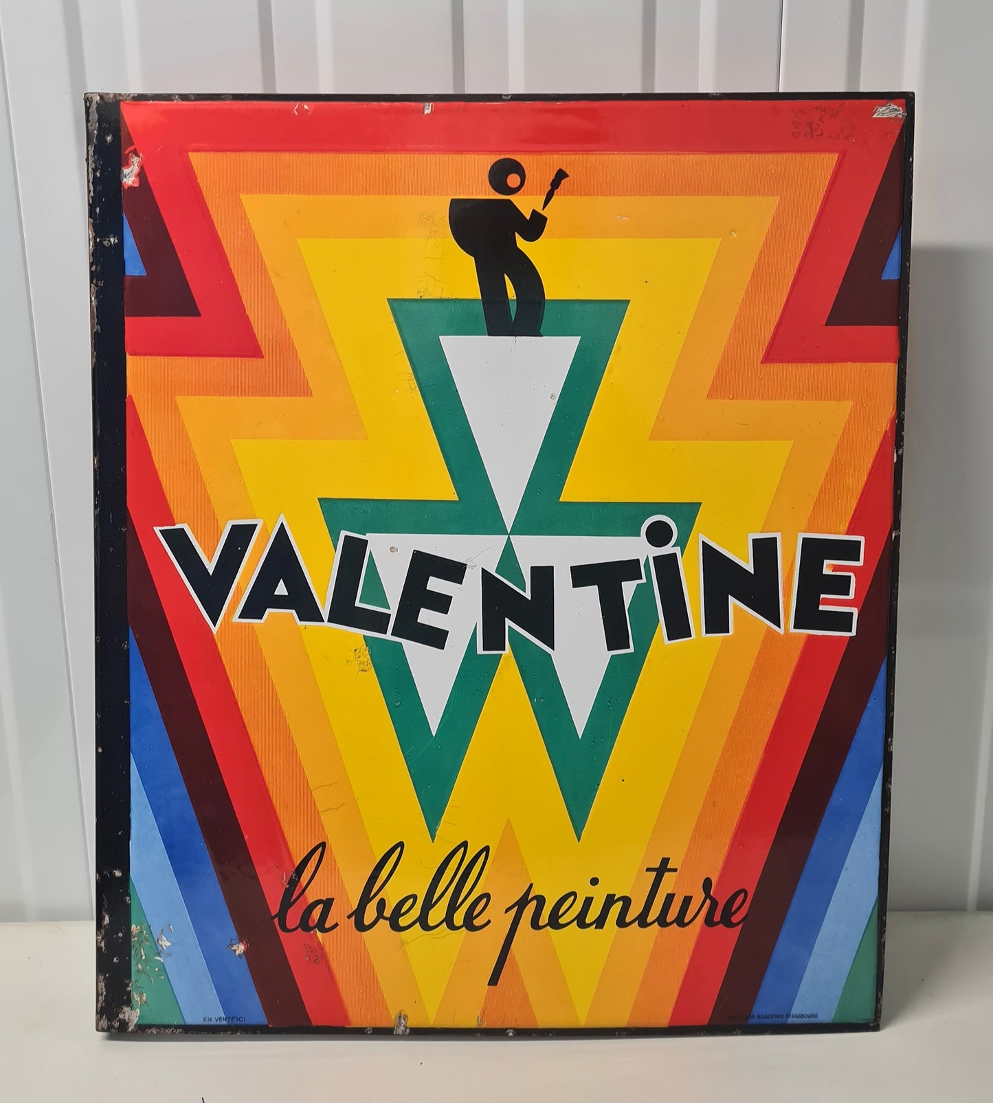 Plaque émaillée VALENTINE