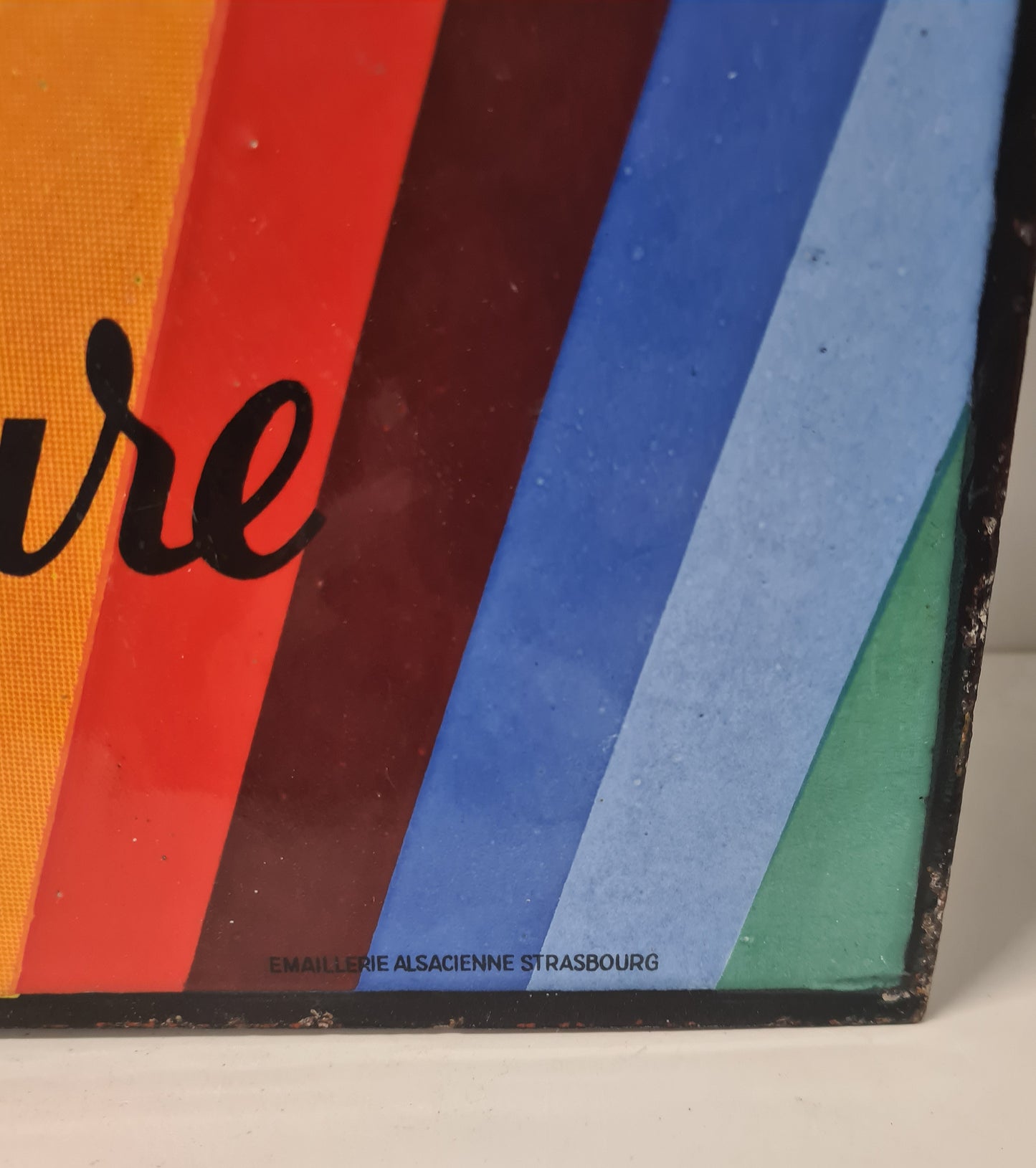 Plaque émaillée VALENTINE