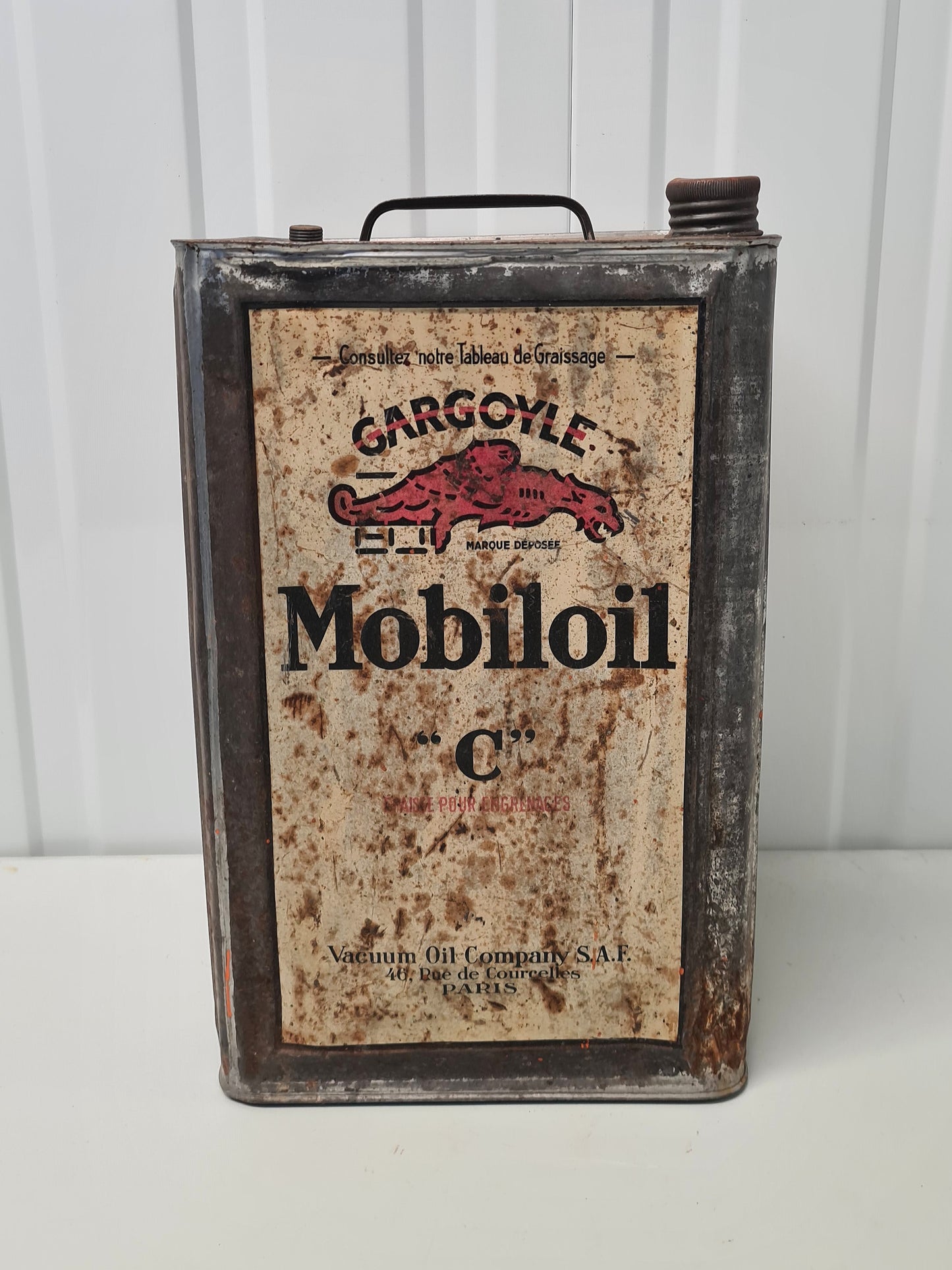 Bidon d'huile MOBILOIL