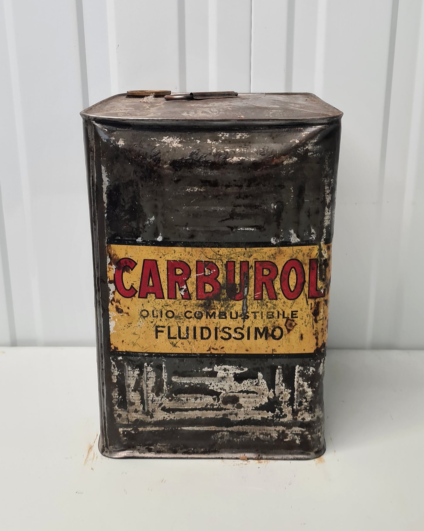 Bidon d'huile CARBUROL SHELL