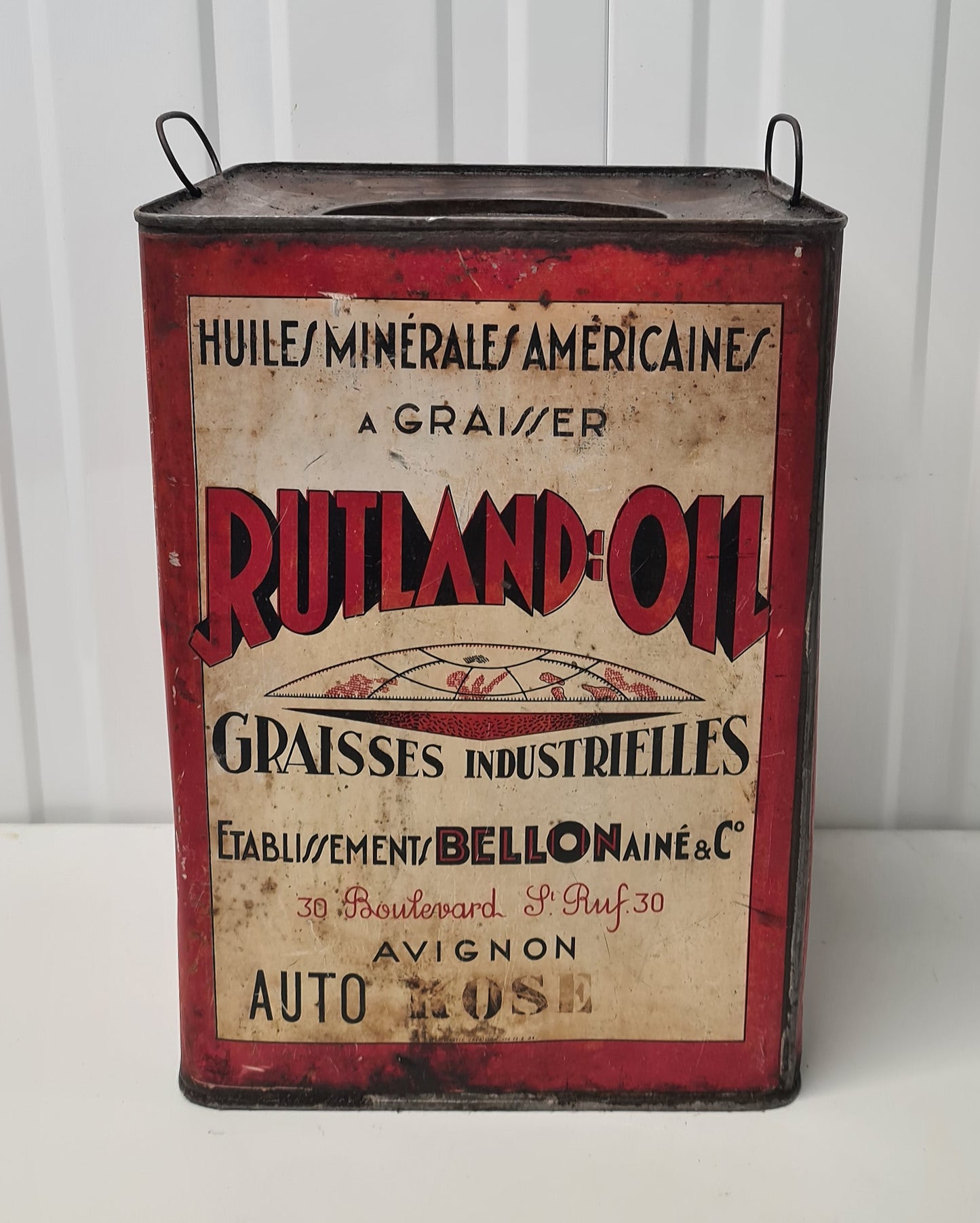 Pot de graisse RUTLAND OIL