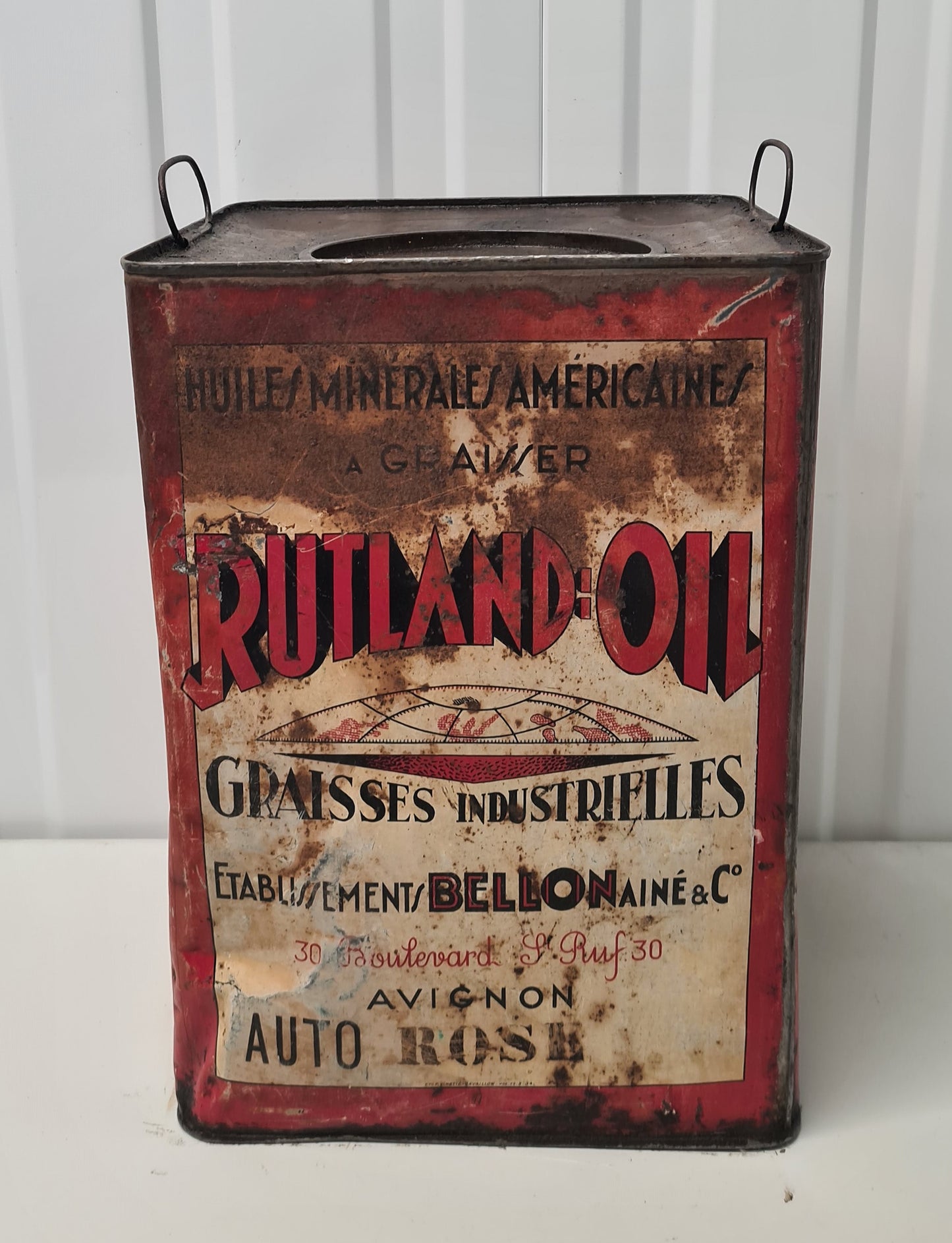 Pot de graisse RUTLAND OIL