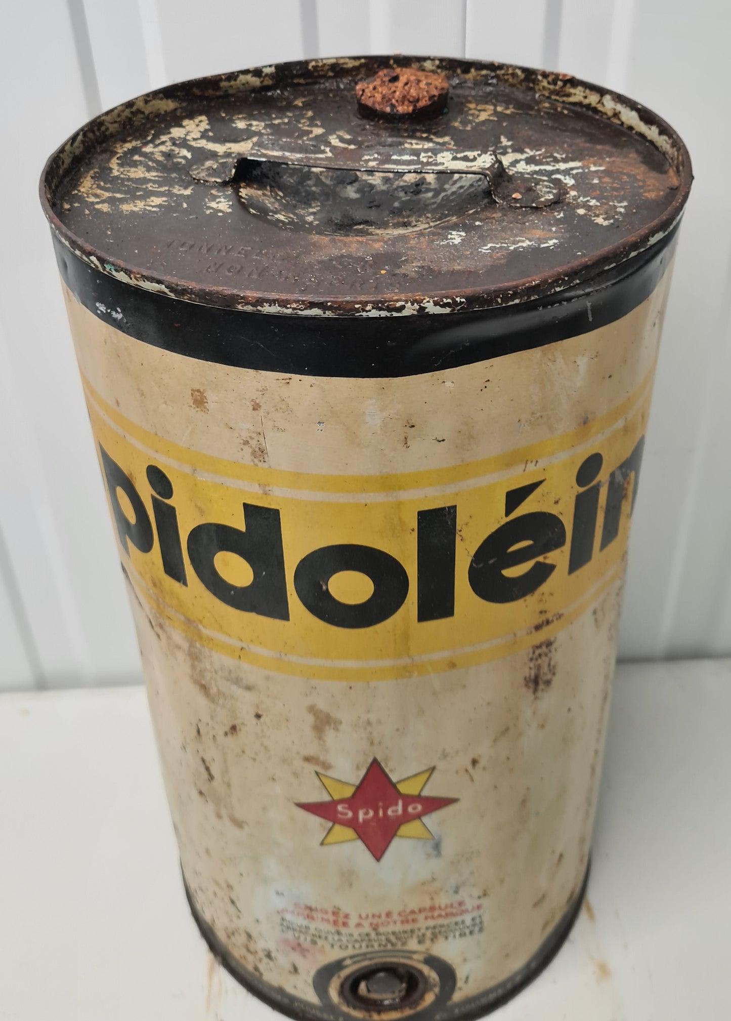 Bidon d'huile SPIDOLEINE