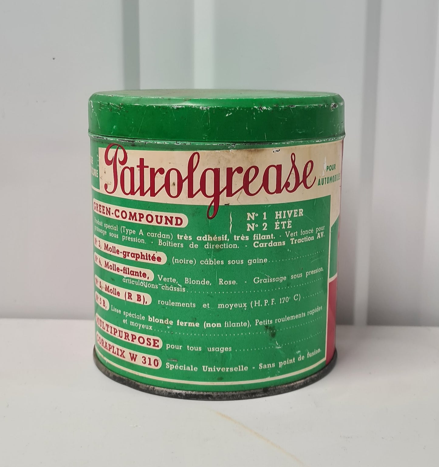 Pot de graisse PATROLGREASE