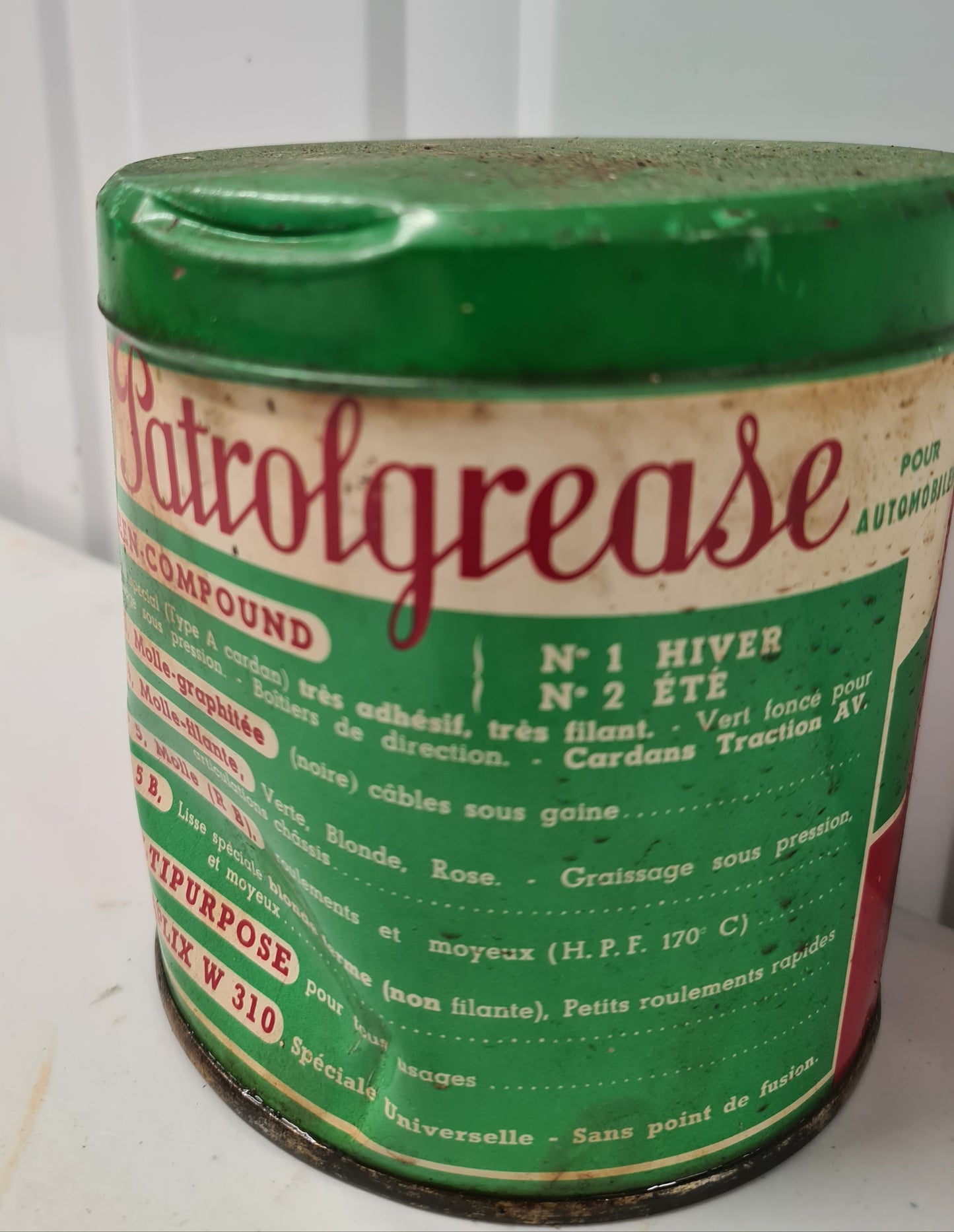 Pot de graisse PATROLGREASE