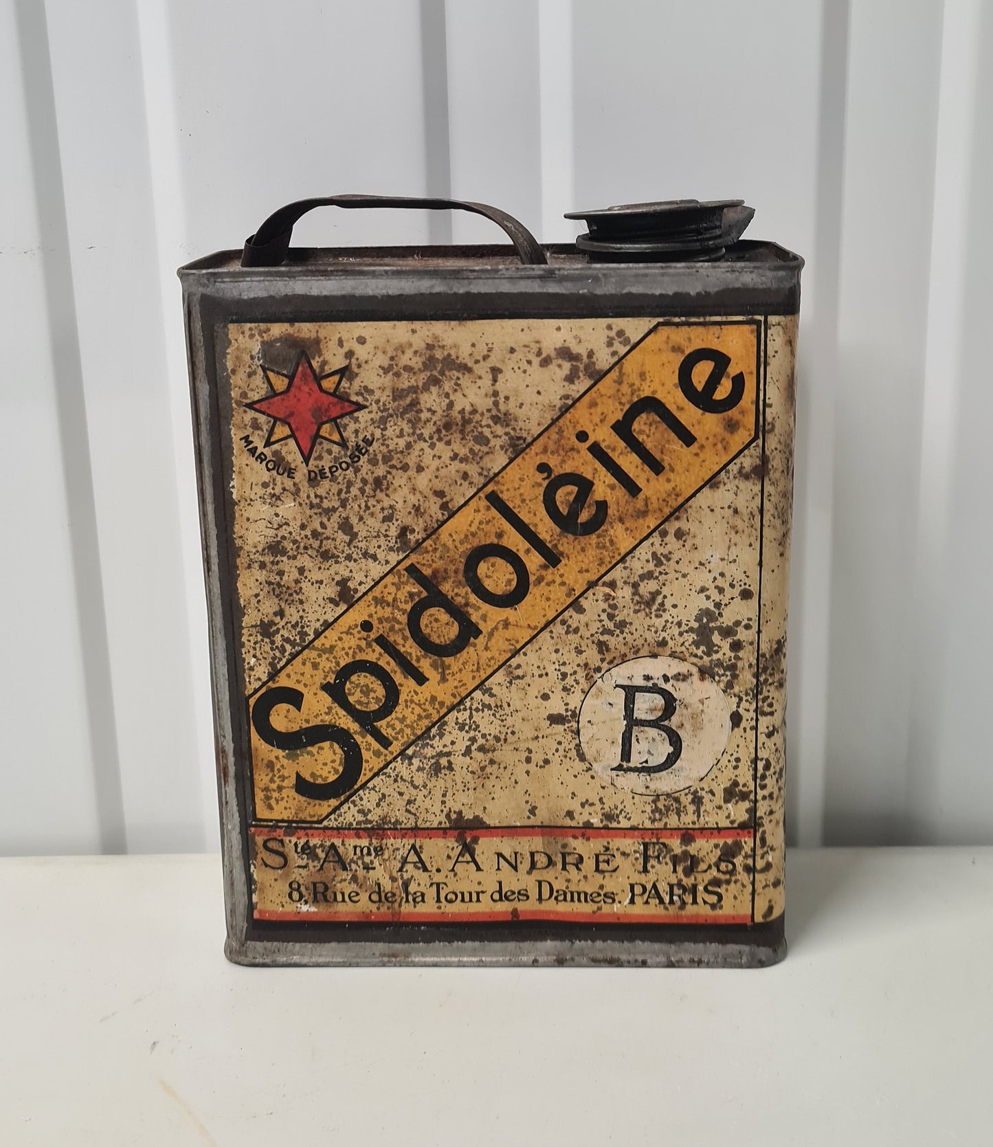 Bidon d'huile SPIDOLEINE