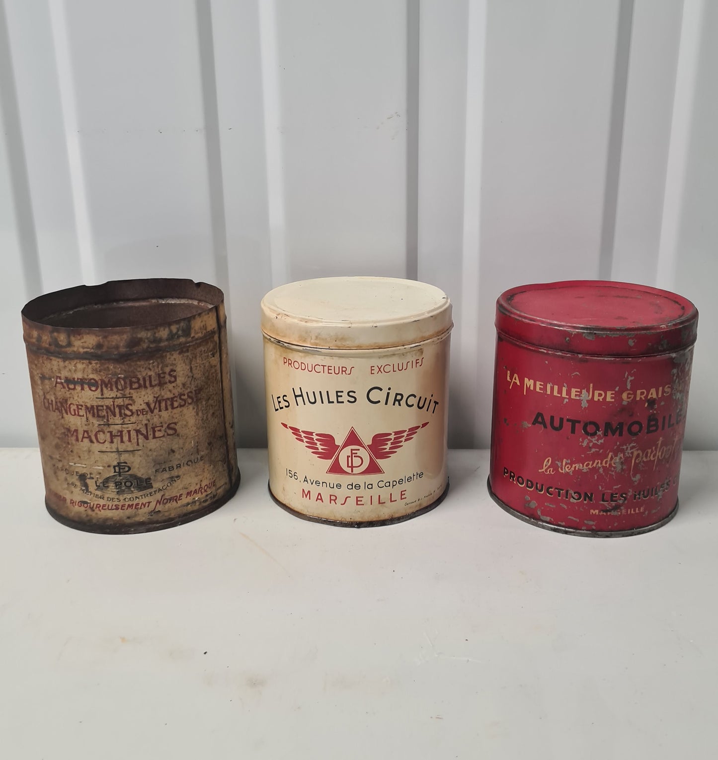 Lot de 3 pots de graisse CIRCUIT